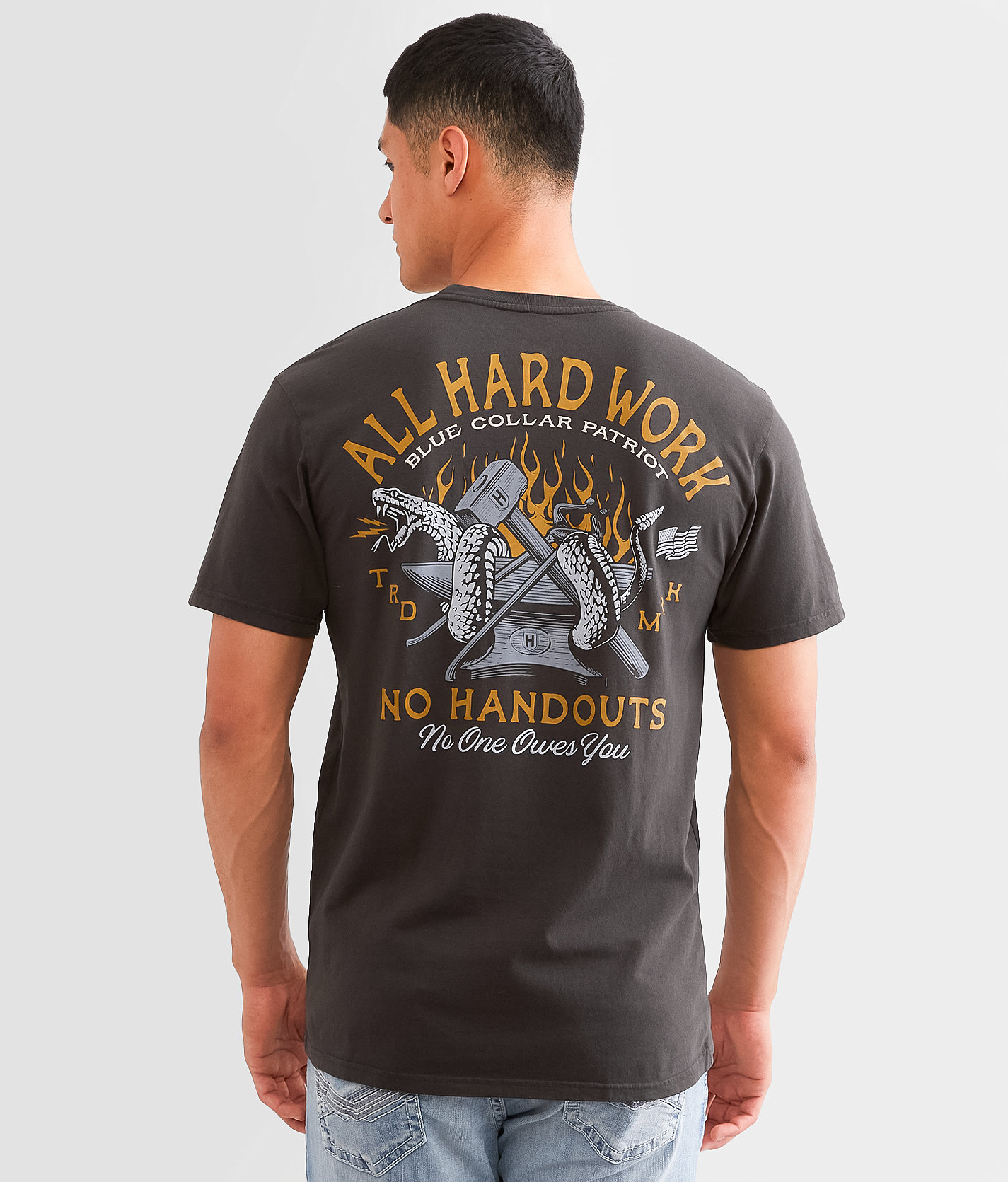 Howitzer Slither T-Shirt - Men's T-Shirts in Vintage Black