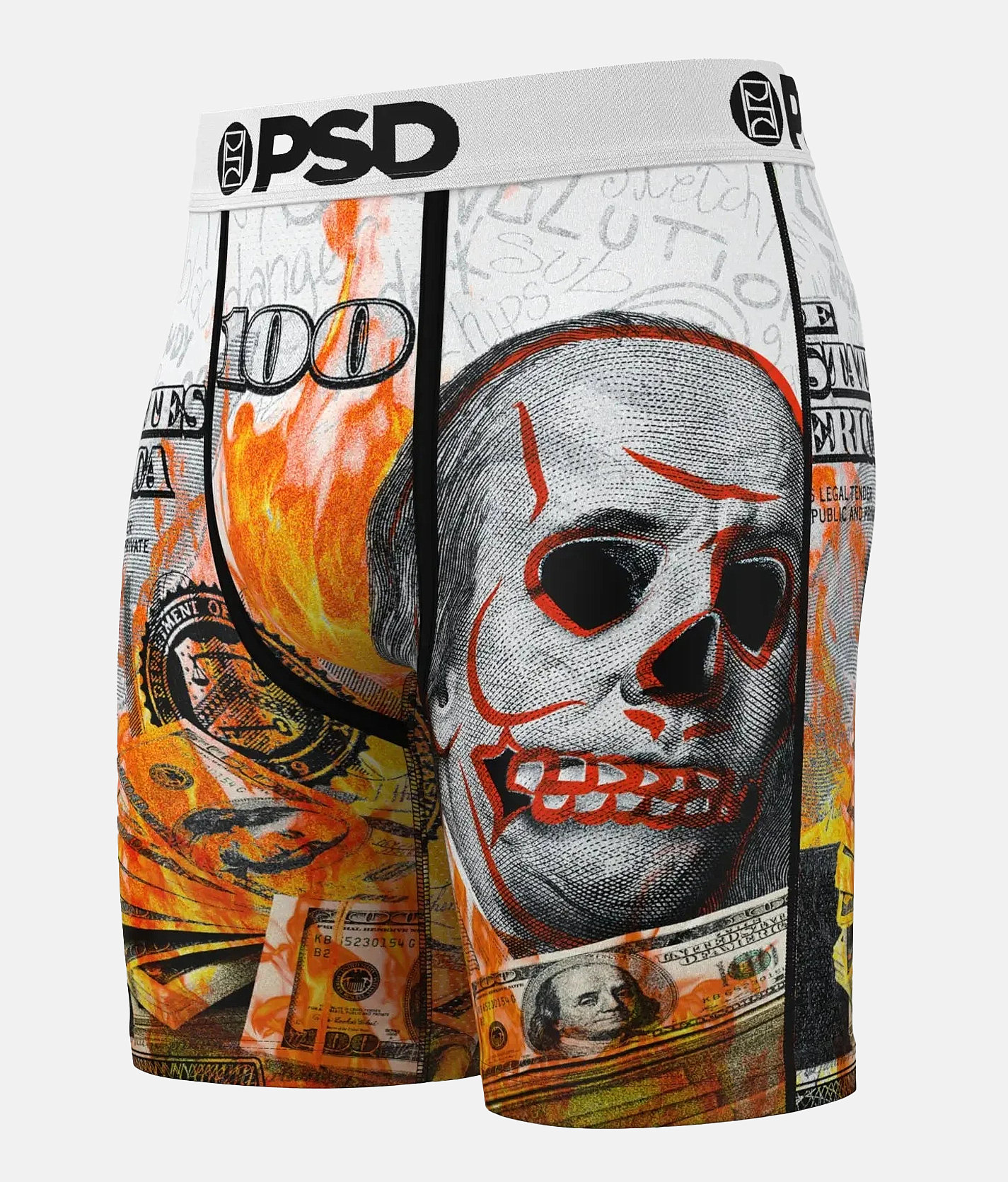 PSD Dead Broke Stretch Boxer Briefs - Men's Boxer Briefs in Multi