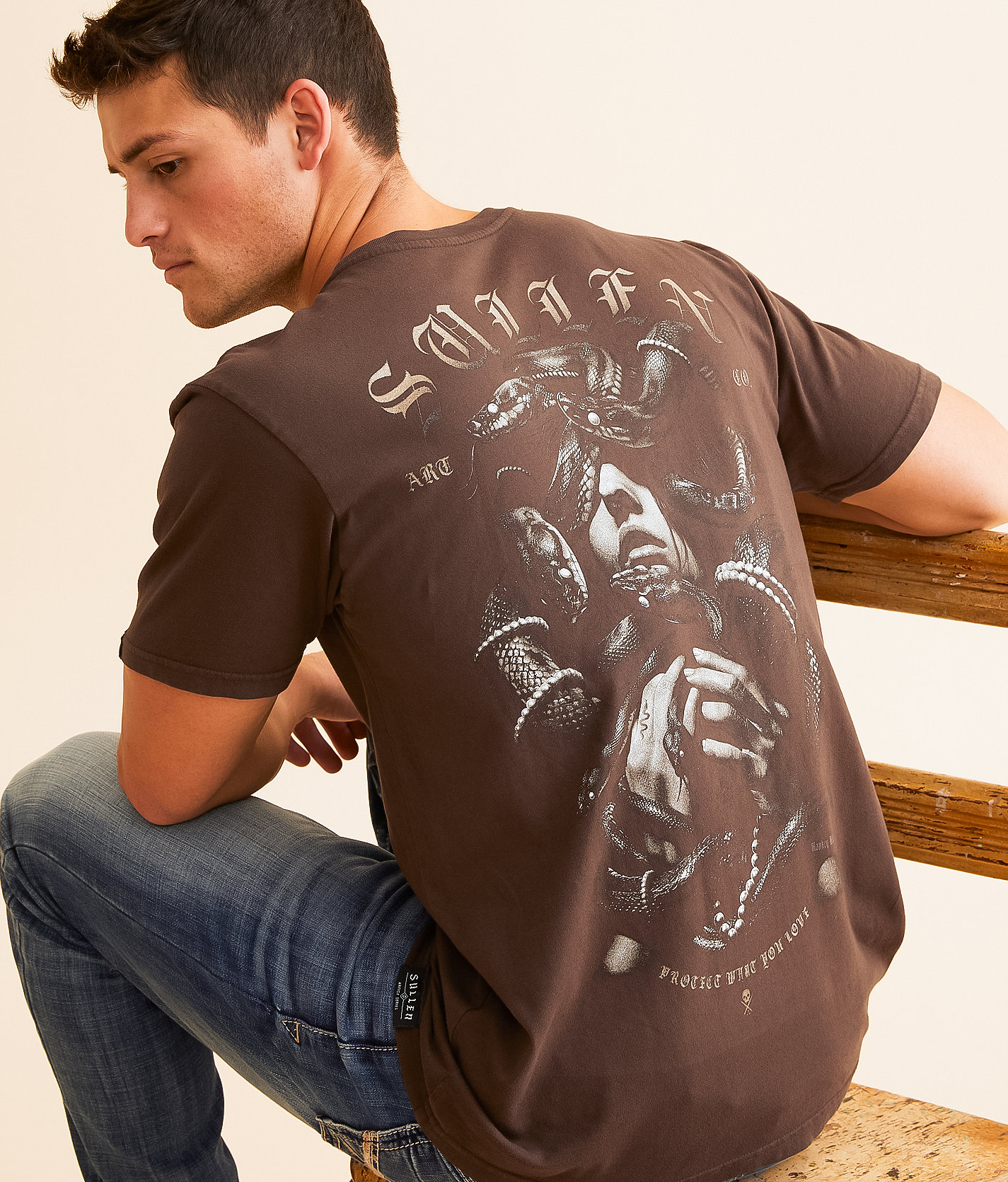 Sullen Snake Eyes T-Shirt - Men's T-Shirts in Dematisse