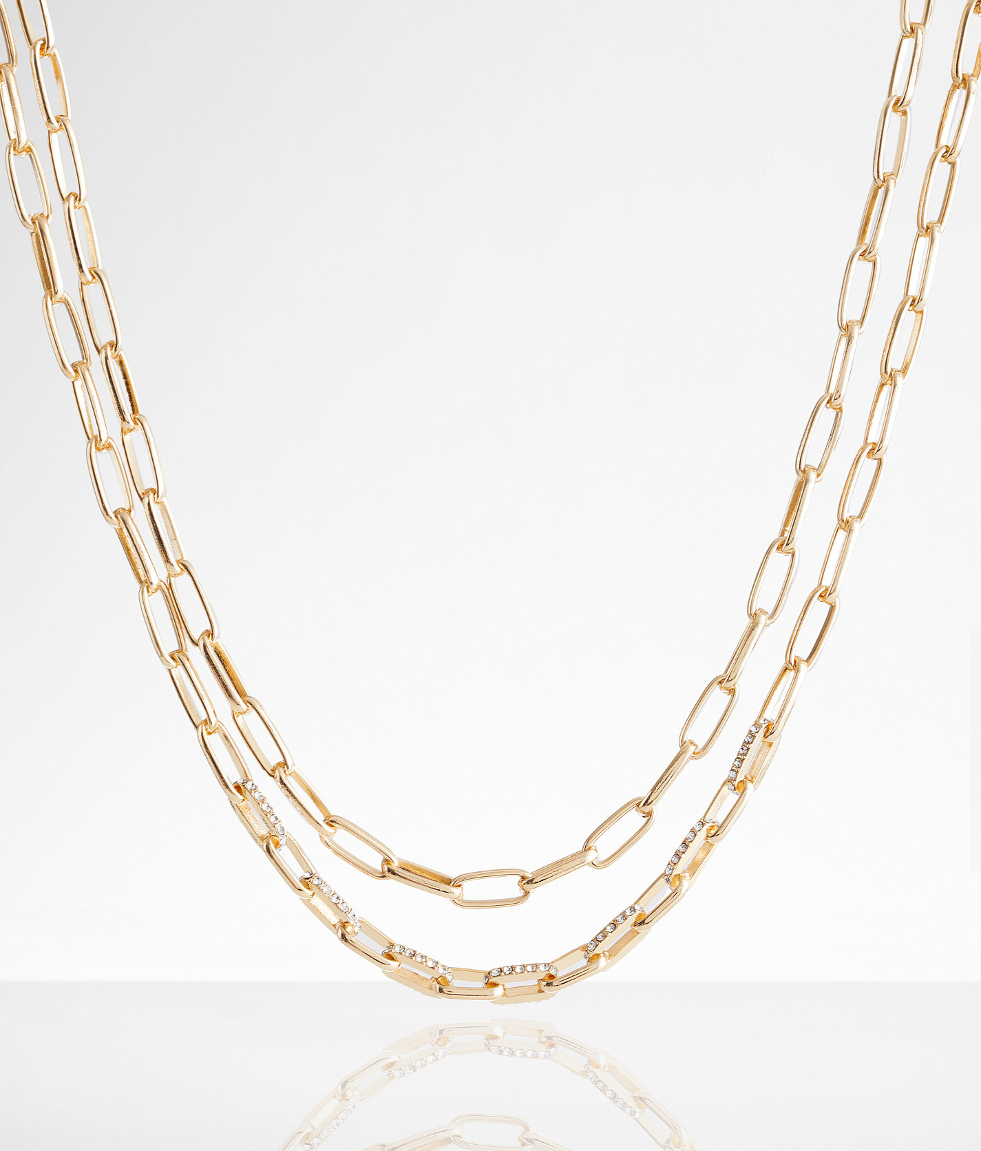 boutique by BKE 2 Pack Statement Necklace Set - Women's Jewelry in Gold