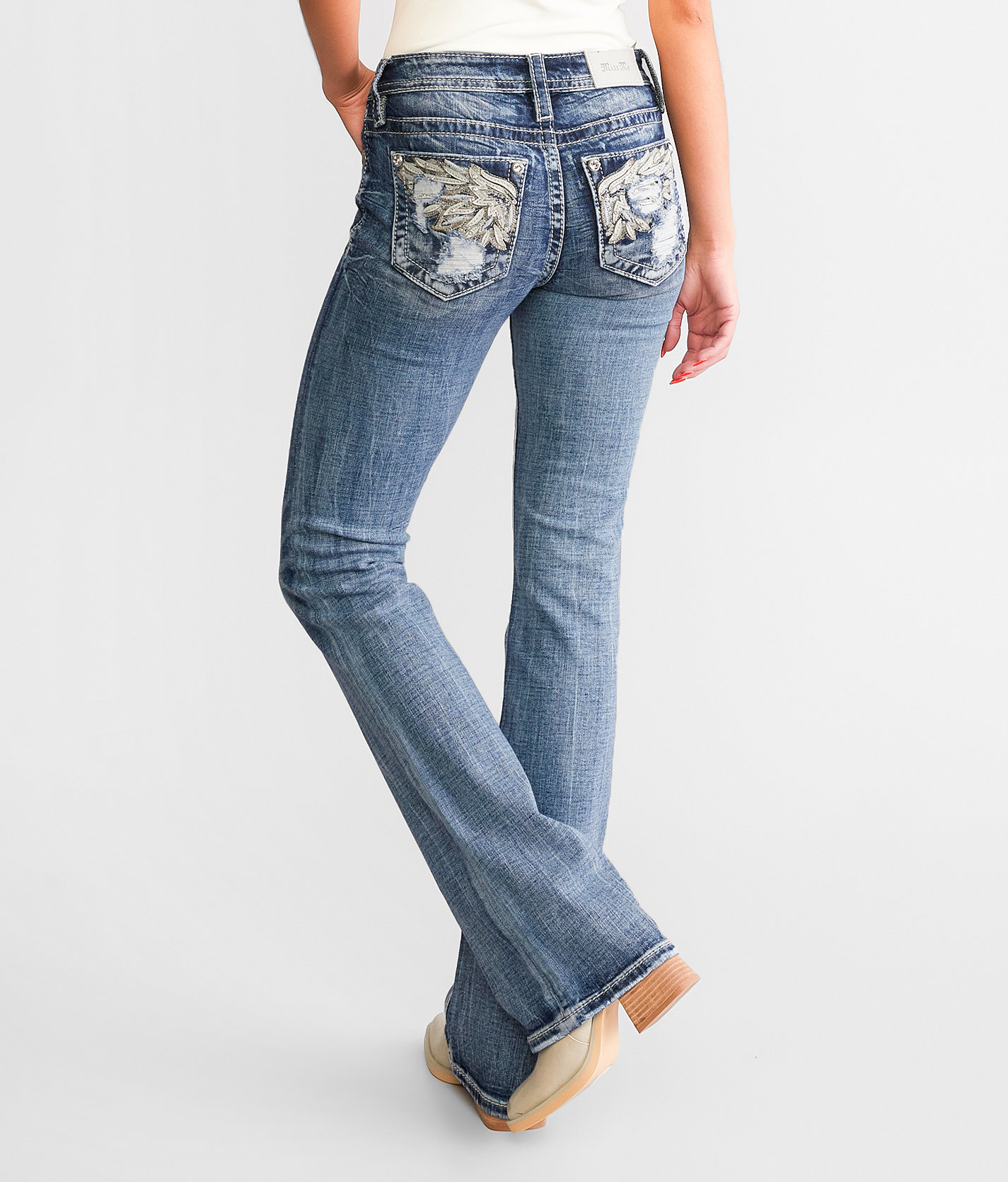 Miss Me Mid-Rise Boot Stretch Jean - Women's Jeans in M860