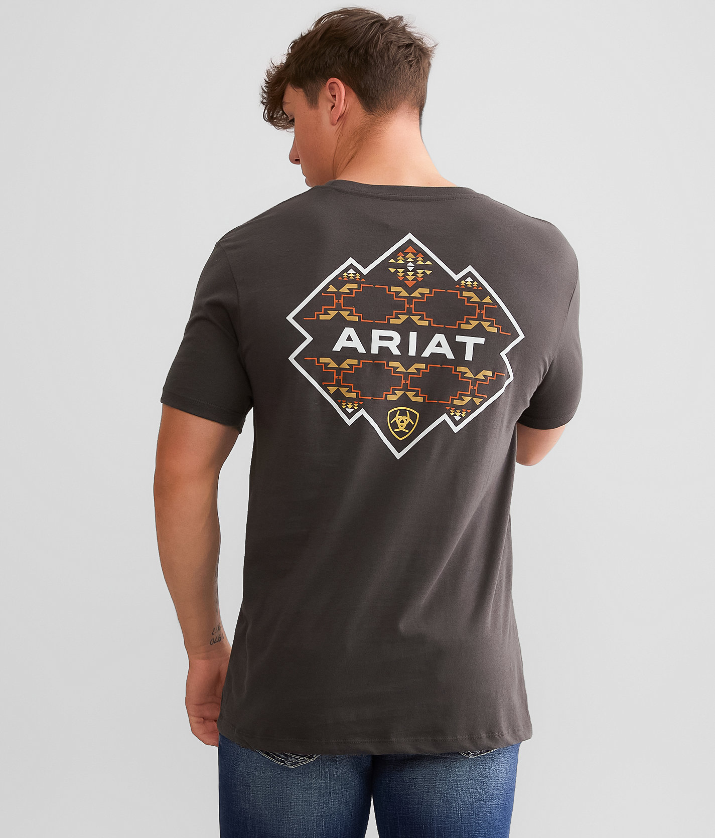 Ariat Southwest Hexa Deca T-Shirt - Men's T-Shirts in Vintage Black