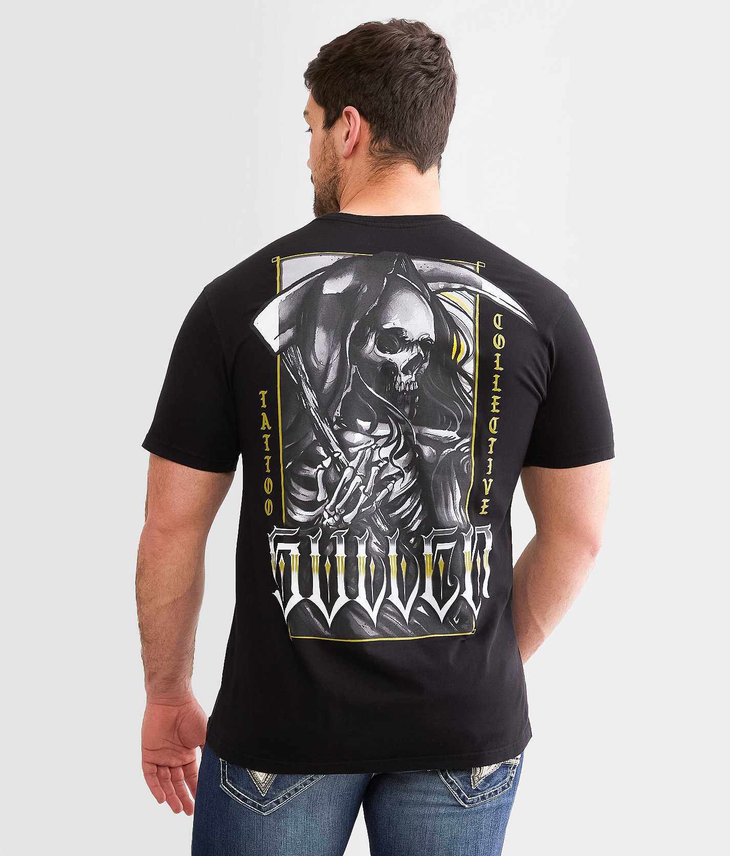 Sullen De Paiva Reaper T-Shirt - Men's T-Shirts in Jet Black
