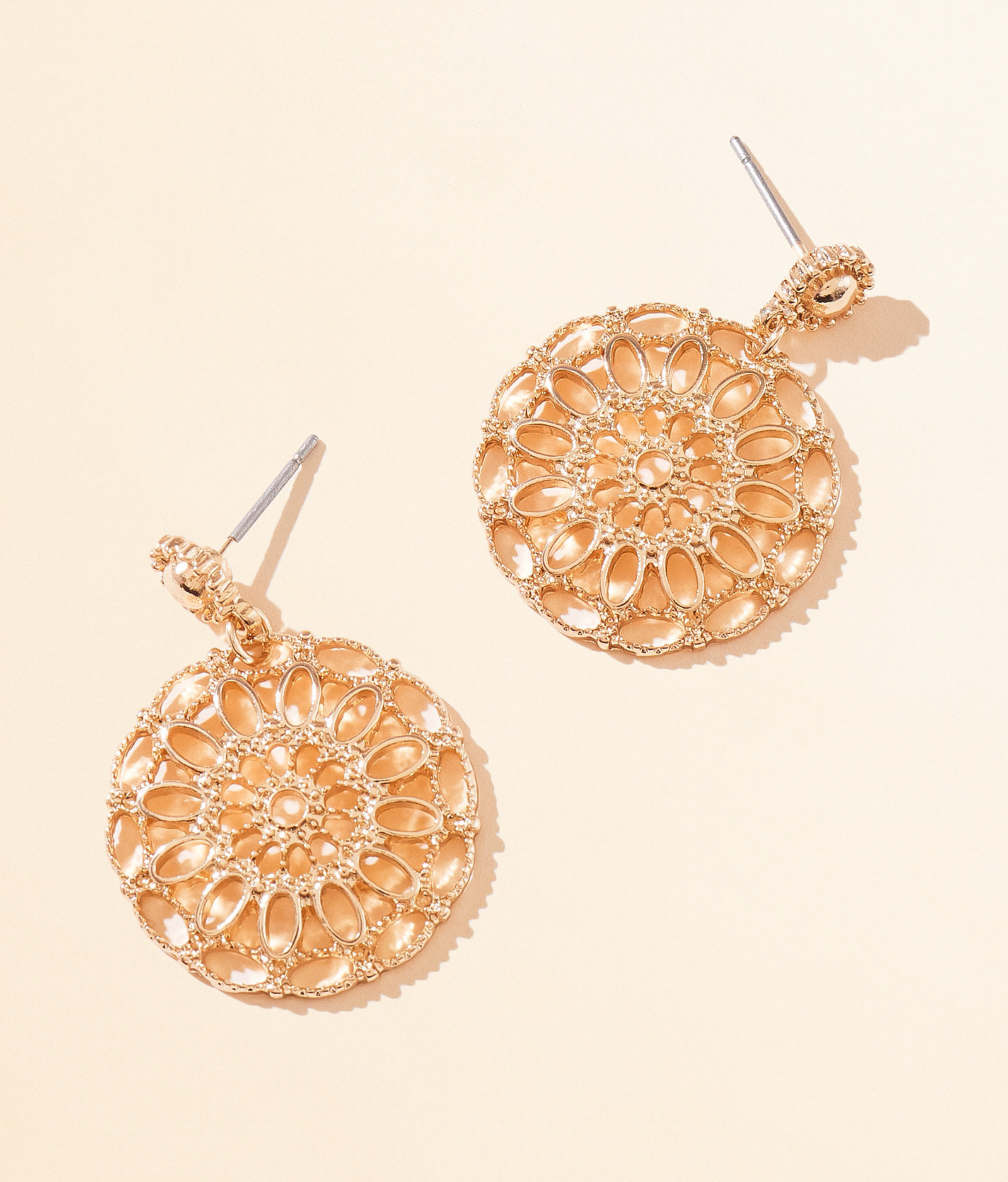 boutique by BKE Filagree Earring - Women's Jewelry in Gold