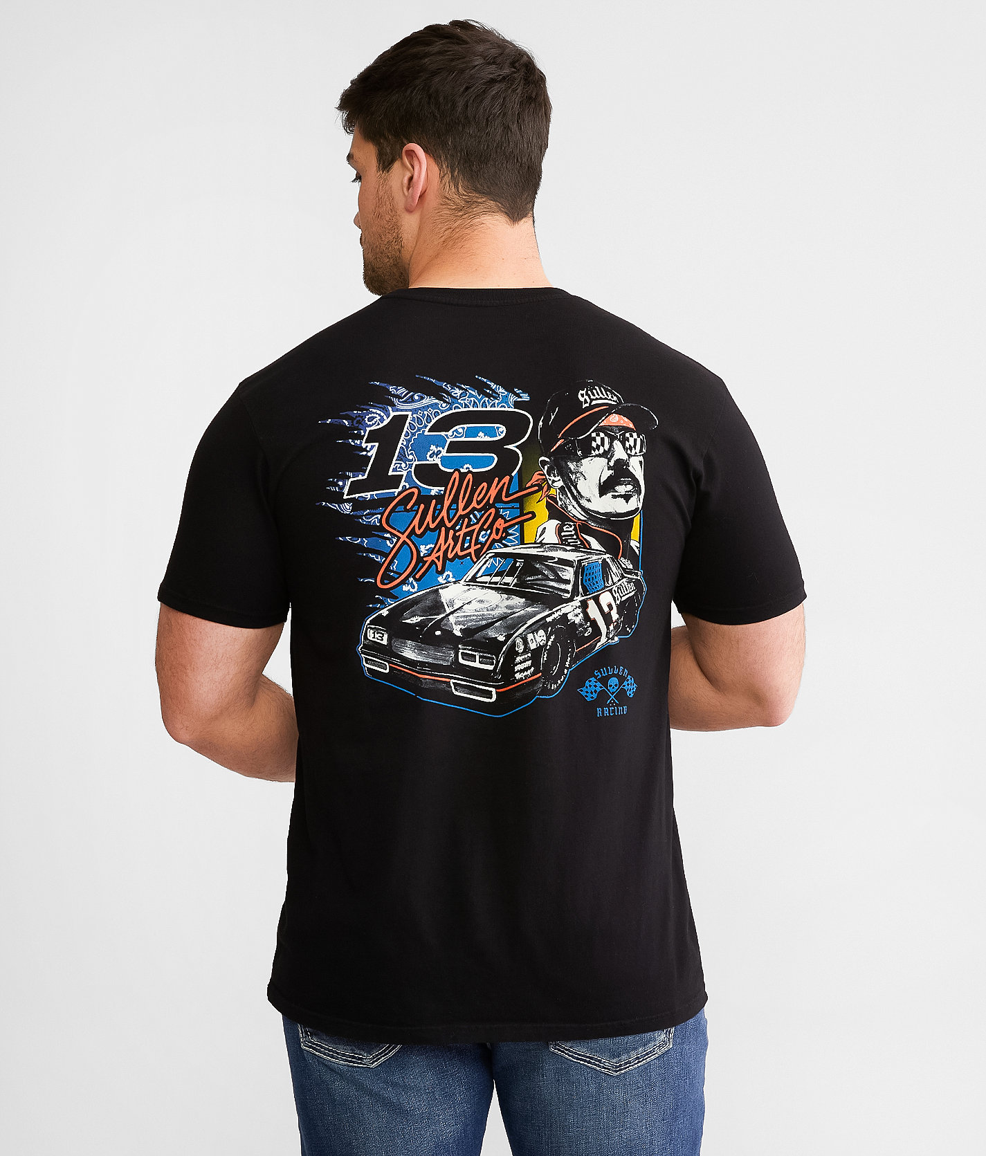 Sullen La Carrera T-Shirt - Men's T-Shirts in Jet Black