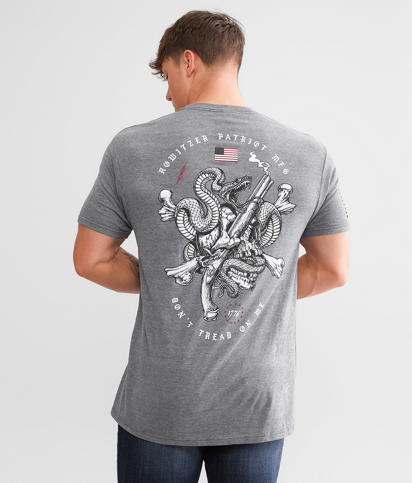 Howitzer Tread T-Shirt - Men's T-Shirts in Graphite Heather