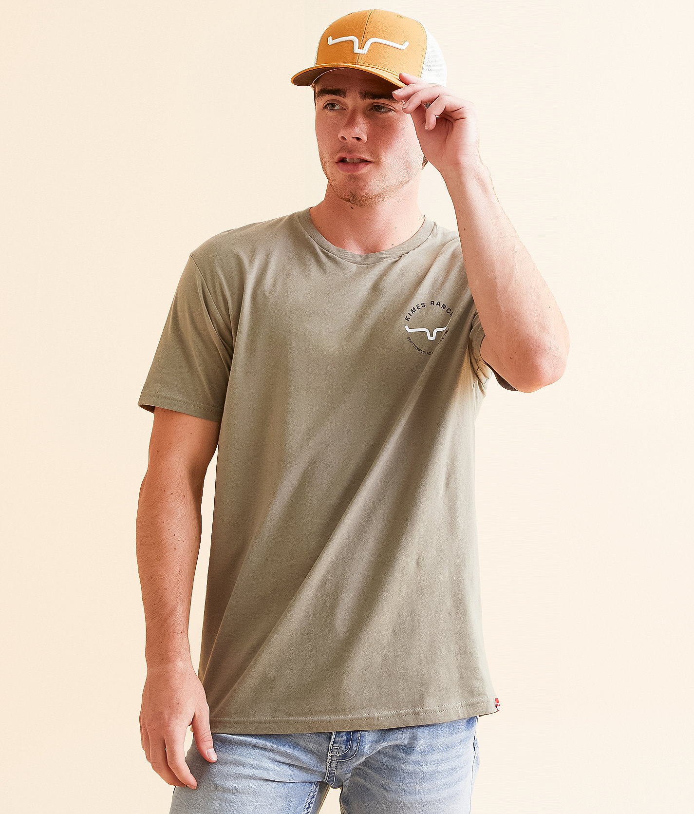 Kimes Ranch Aged T-Shirt - Men's T-Shirts in Warm Grey