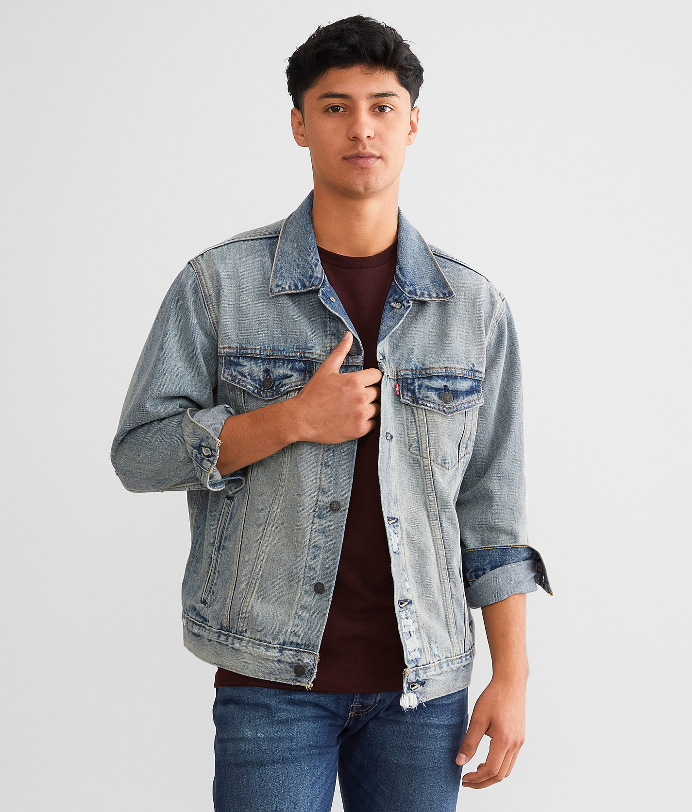 Levi's® Trucker Denim Jacket - Men's Coats & Jackets in Sharpe Super Dx