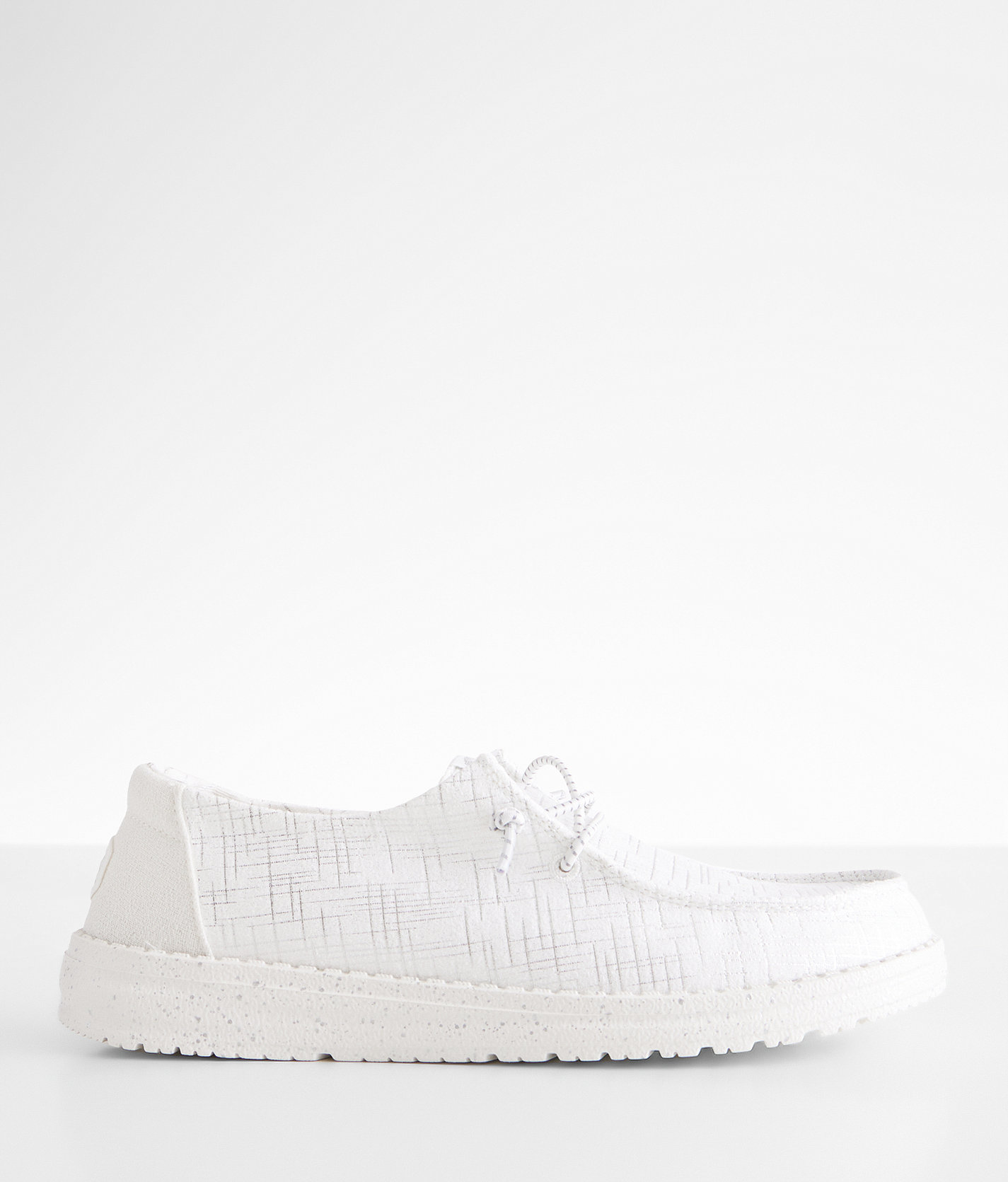 HEYDUDE™ Wendy White Sparkle Shoe - Women's Shoes in White