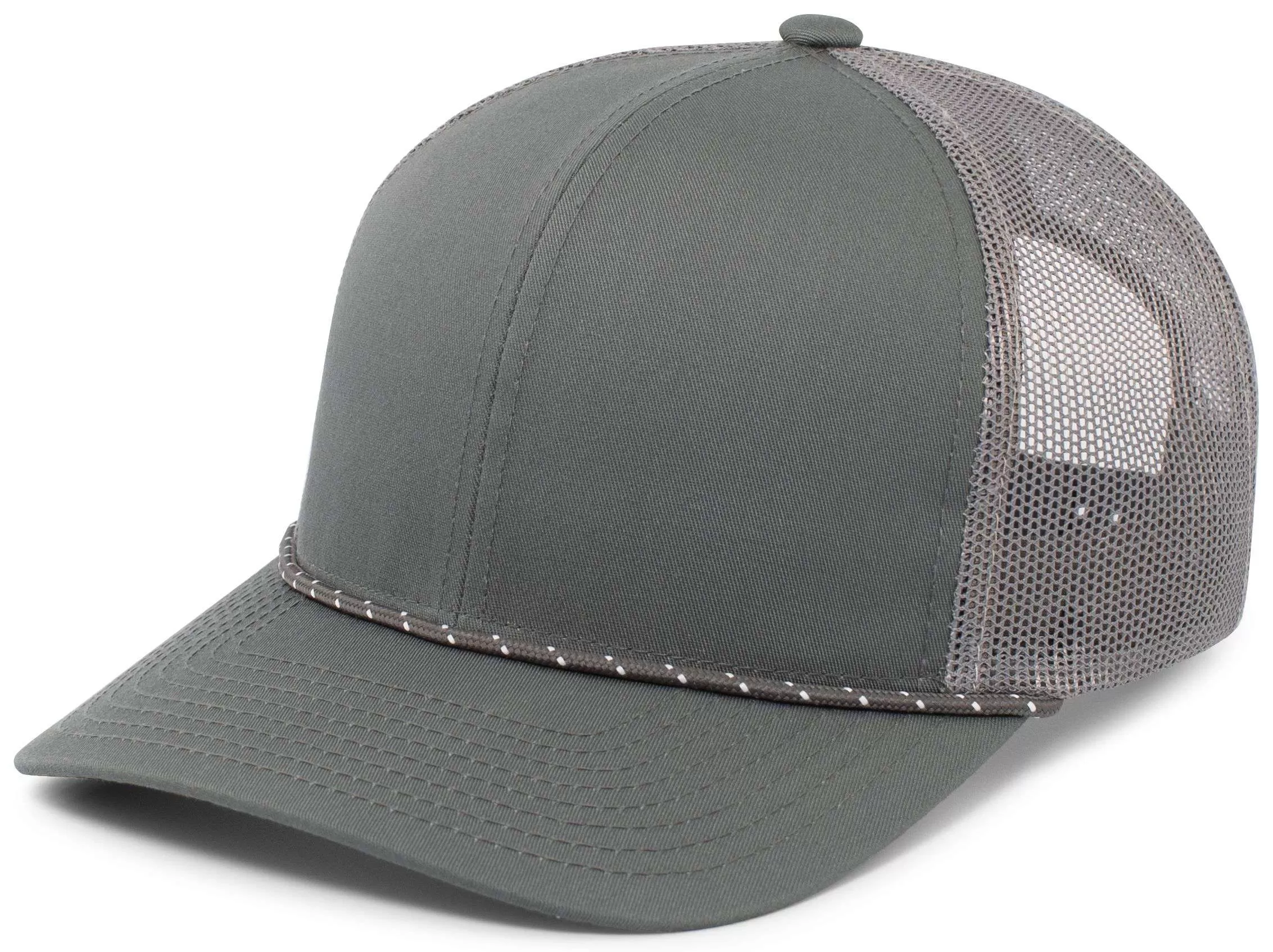 Pacific Headwear 104BR Trucker Snapback Braid Cap