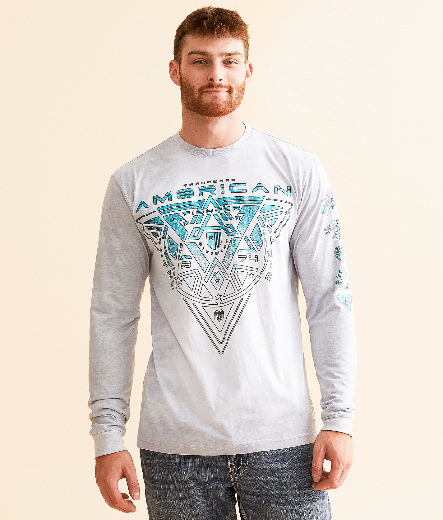 American Fighter Bellview T-Shirt - Men's T-Shirts in White Multi