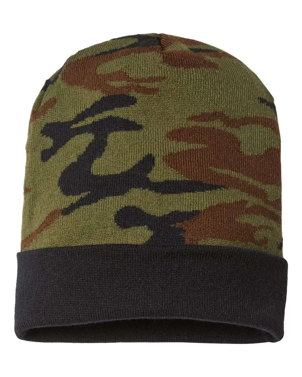 CAP AMERICA RKC12 USA-Made Camo Cuffed Beanie
