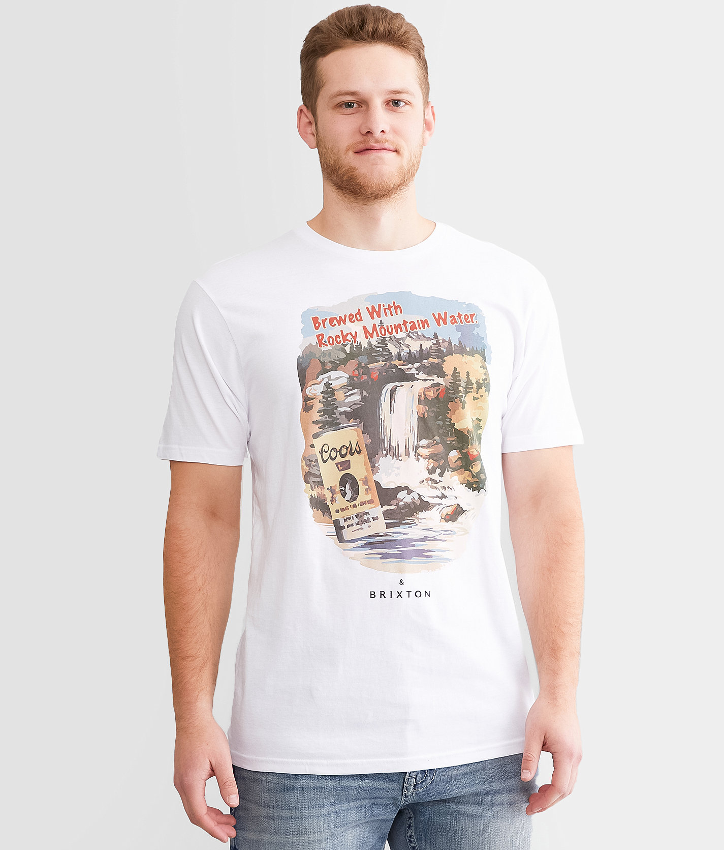 Brixton Coors® Spring T-Shirt - Men's T-Shirts in White