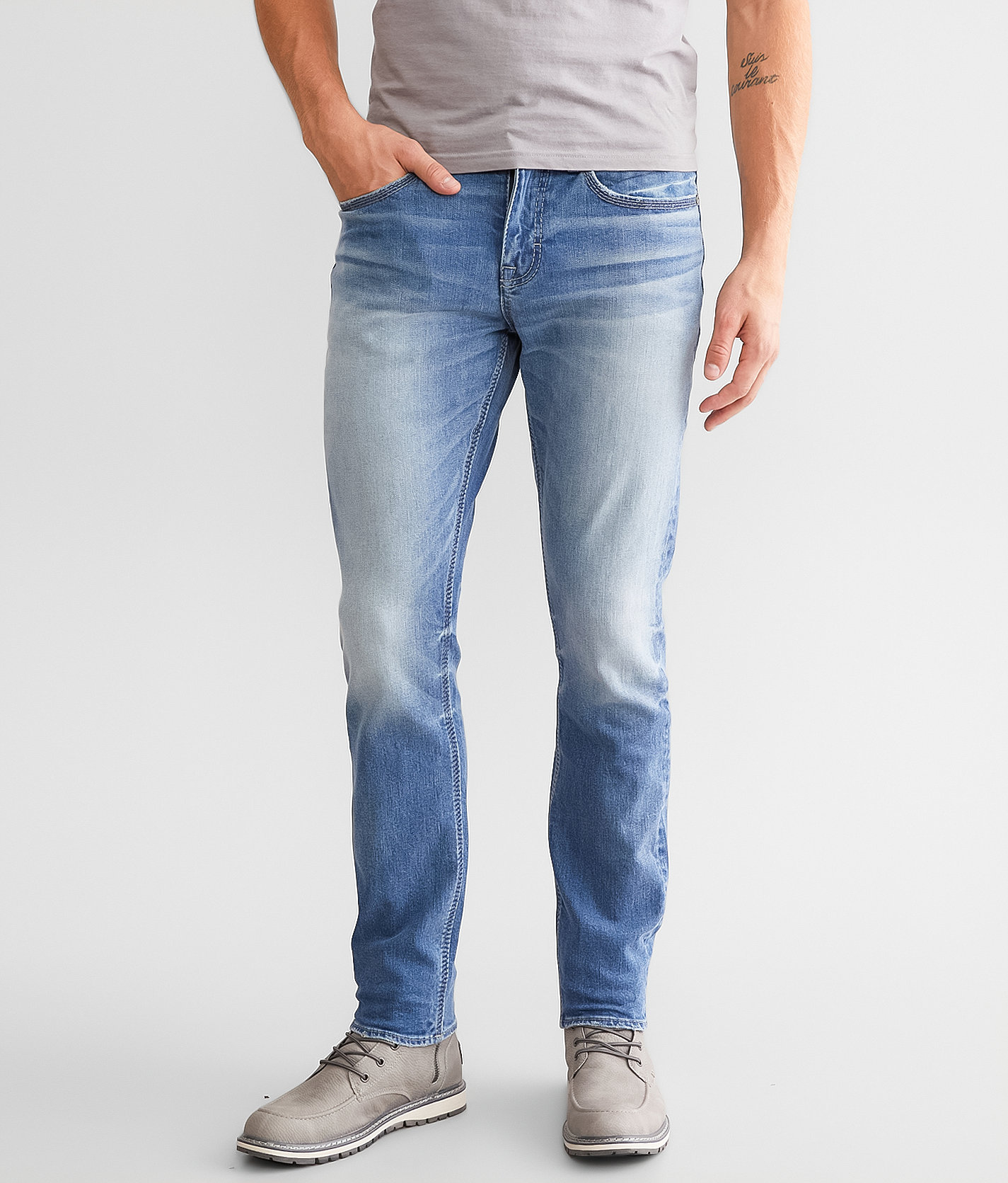 BKE Alec Skinny Stretch Jean - Men's Jeans in Sandmar