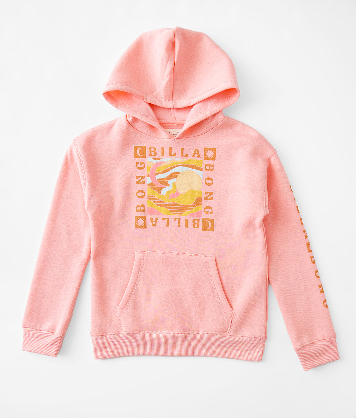 Girls - Billabong Nature Walk Hooded Sweatshirt - Girl's Sweatshirts in Light Sorbet