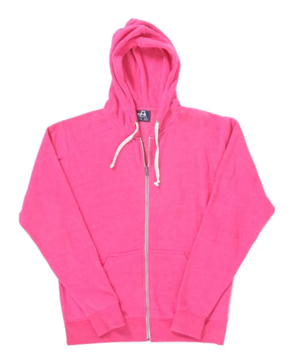 J. America 8872 Triblend Full-Zip Hooded Sweatshirt