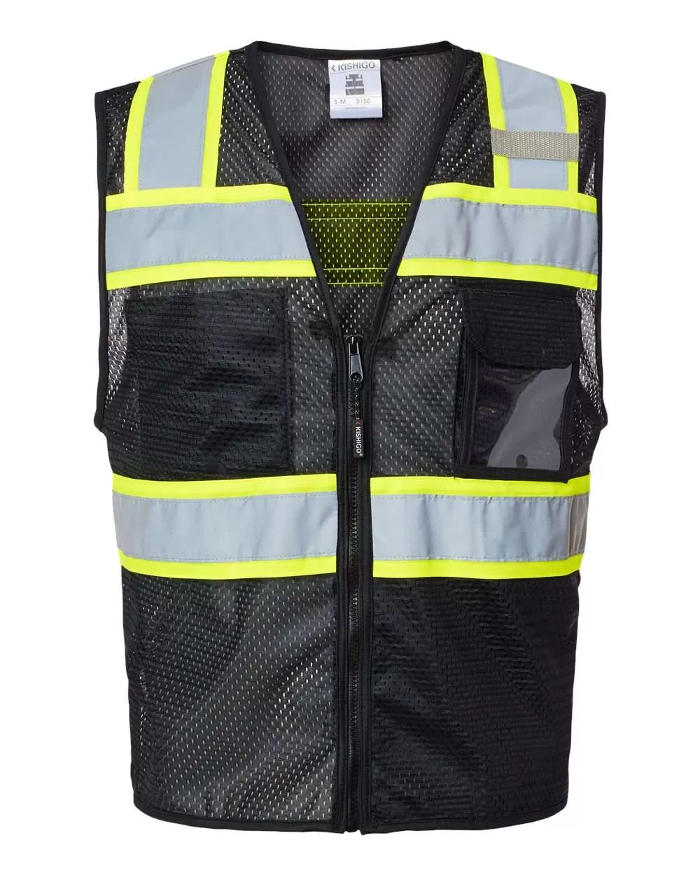 Kishigo B150-156 EV Series® Enhanced Visibility 3 Pocket Mesh Vest