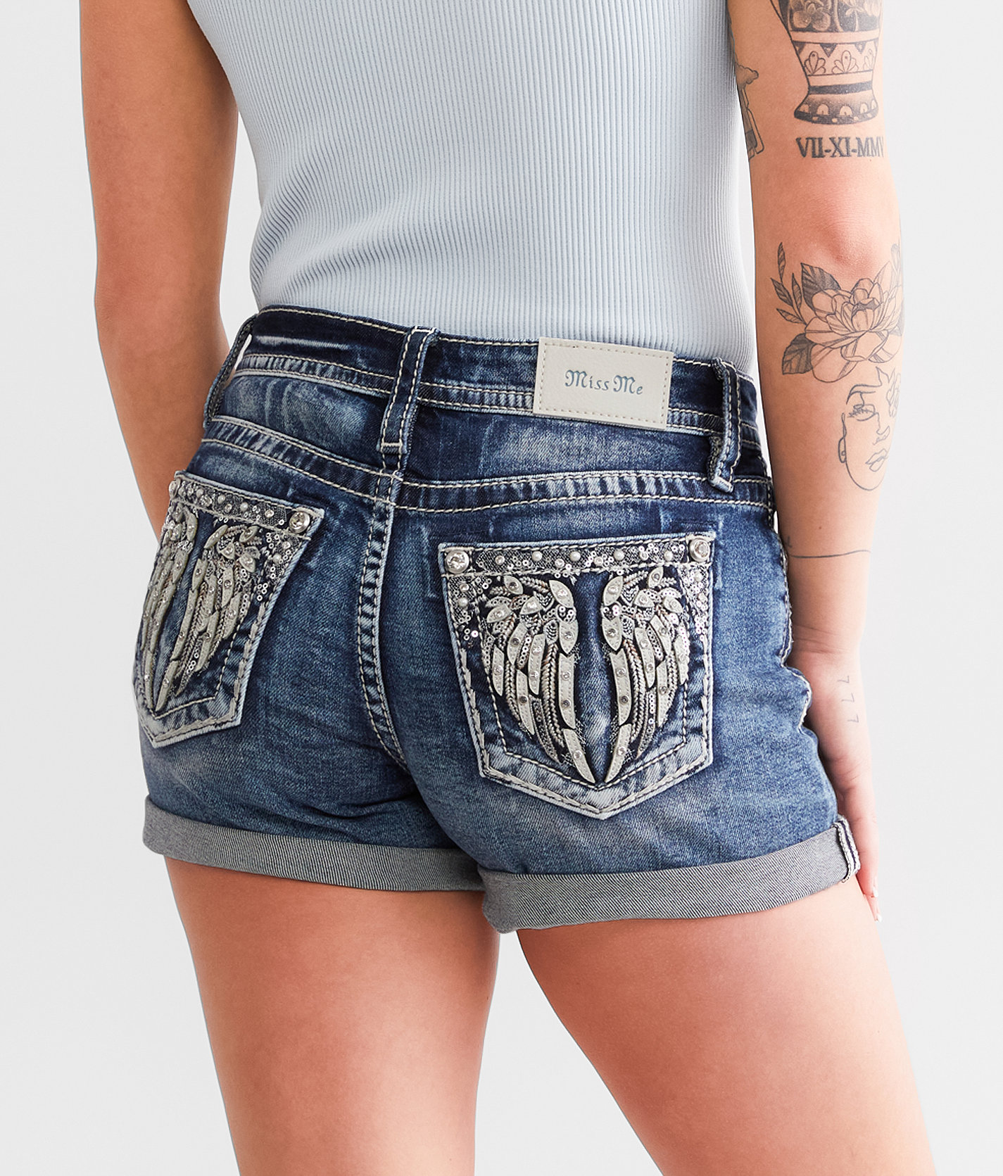 Miss Me Curvy Stretch Short - Women's Shorts in K1420