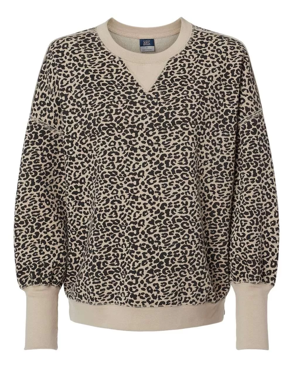 MV Sport W22712 Women's Sueded Fleece Crewneck Sweatshirt