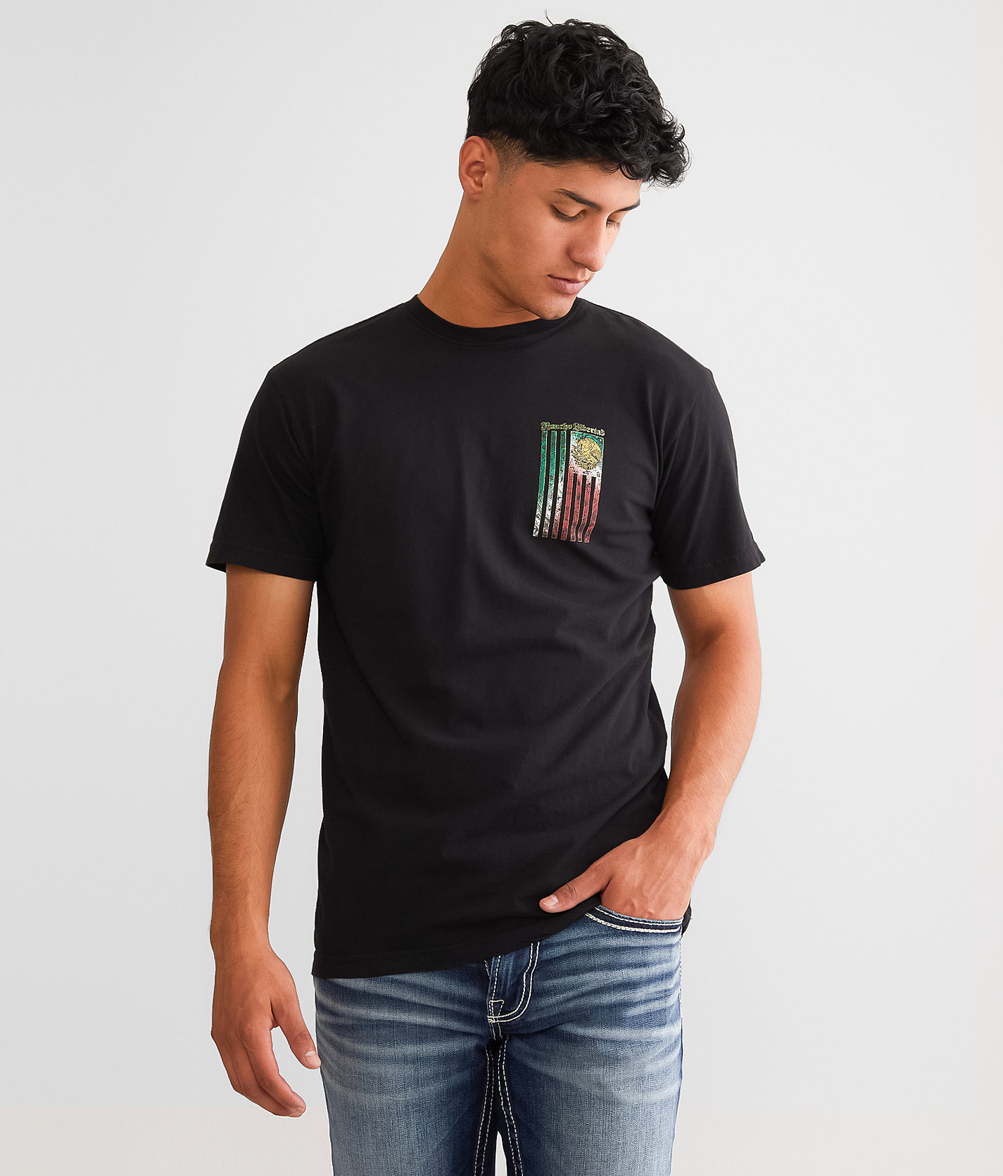 Freedom Ranch Flag Of Honor T-Shirt - Men's T-Shirts in Black