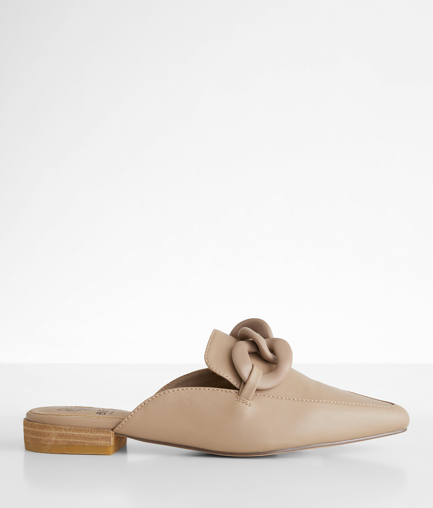 Beast Fashion Gem Mule Shoe - Women's Shoes in Nude PU