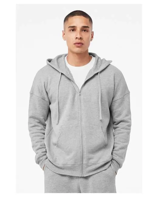 Bella + Canvas 3759 Unisex Sponge Fleece DTM Full-Zip Hooded Sweatshirt