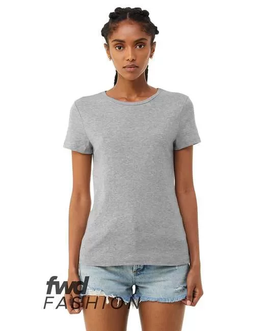 Bella + Canvas 1000BE Ladies Micro Ribbed T-Shirt