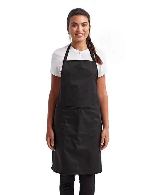 Artisan Collection by Reprime RP154 Unisex 'Colours' Sustainable Pocket Bib Apron