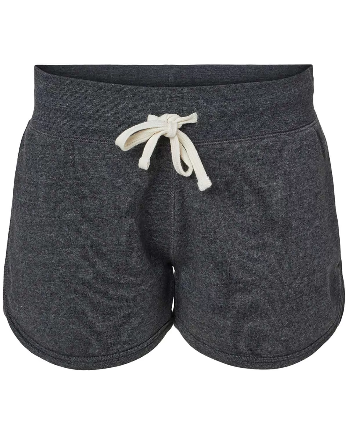 J America 8856JA Ladies Triblend Fleece Short