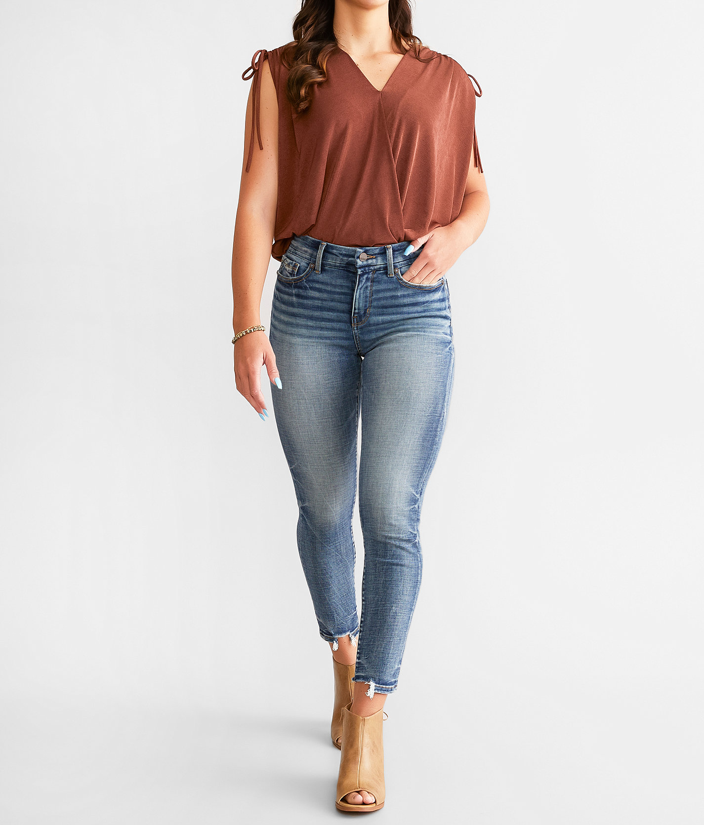 Buckle Black Fit No. 93 Ankle Skinny Stretch Jean - Women's Jeans in Boehm 6