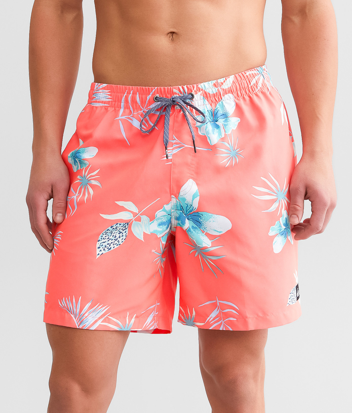 Quiksilver Everyday Volley Swim Trunks - Men's Swimwear in Fiery Coral