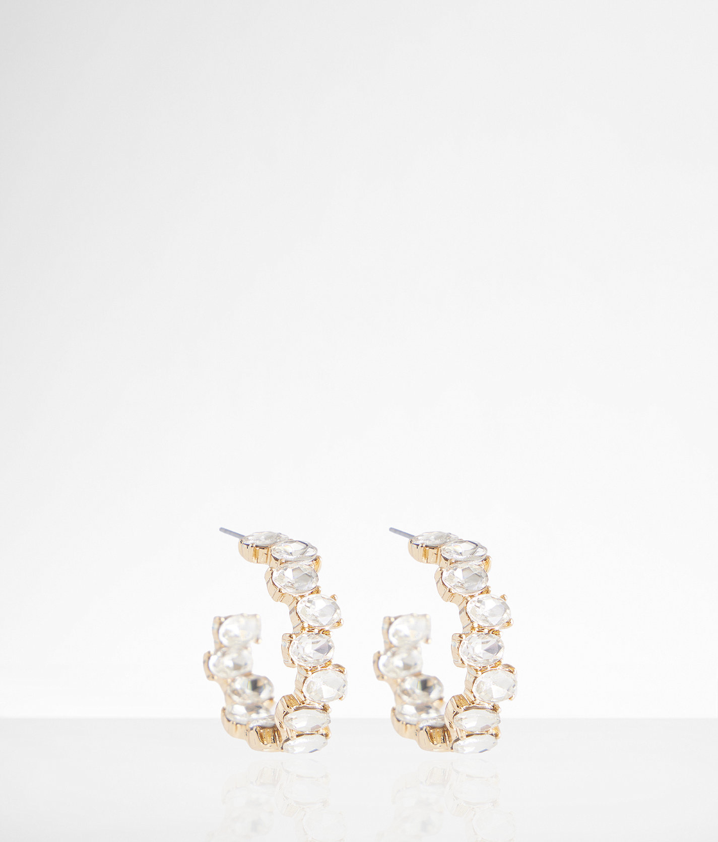 boutique by BKE Glitz Hoop Earring - Women's Jewelry in Golden