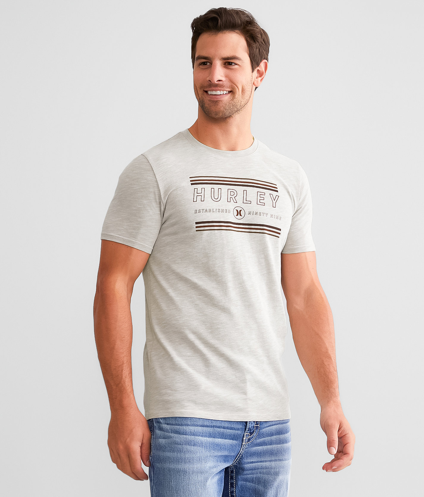 Hurley Sportif T-Shirt - Men's T-Shirts in Sail Streaky