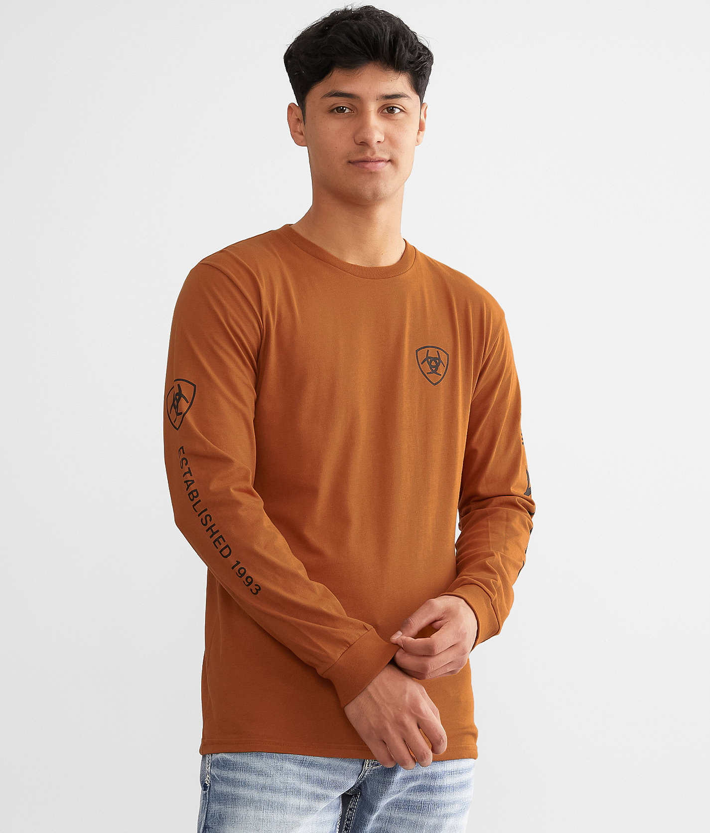 Ariat Imprint T-Shirt - Men's T-Shirts in Burnt Umber