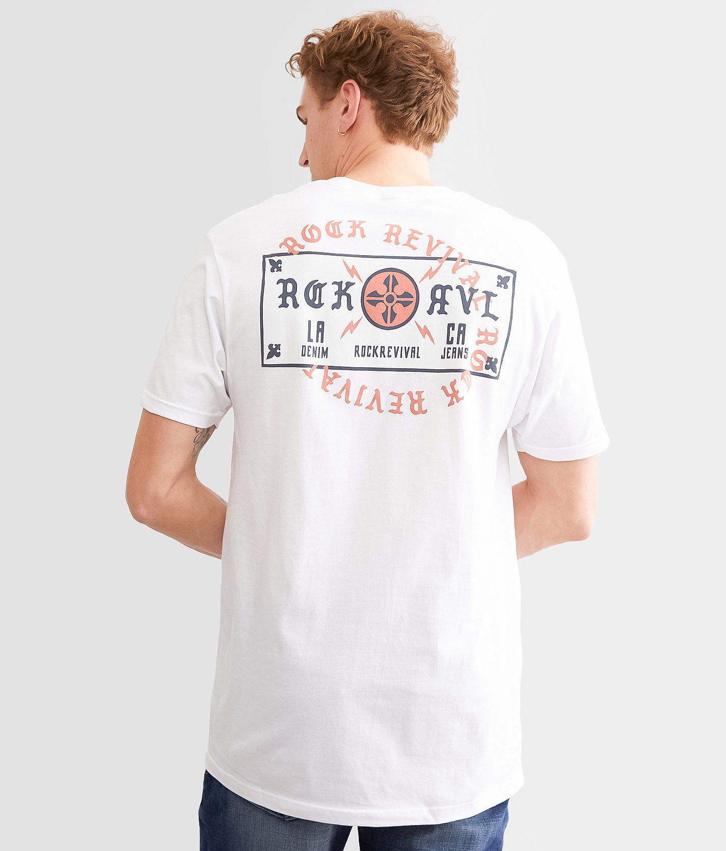 Rock Revival Freddie T-Shirt - Men's T-Shirts in White