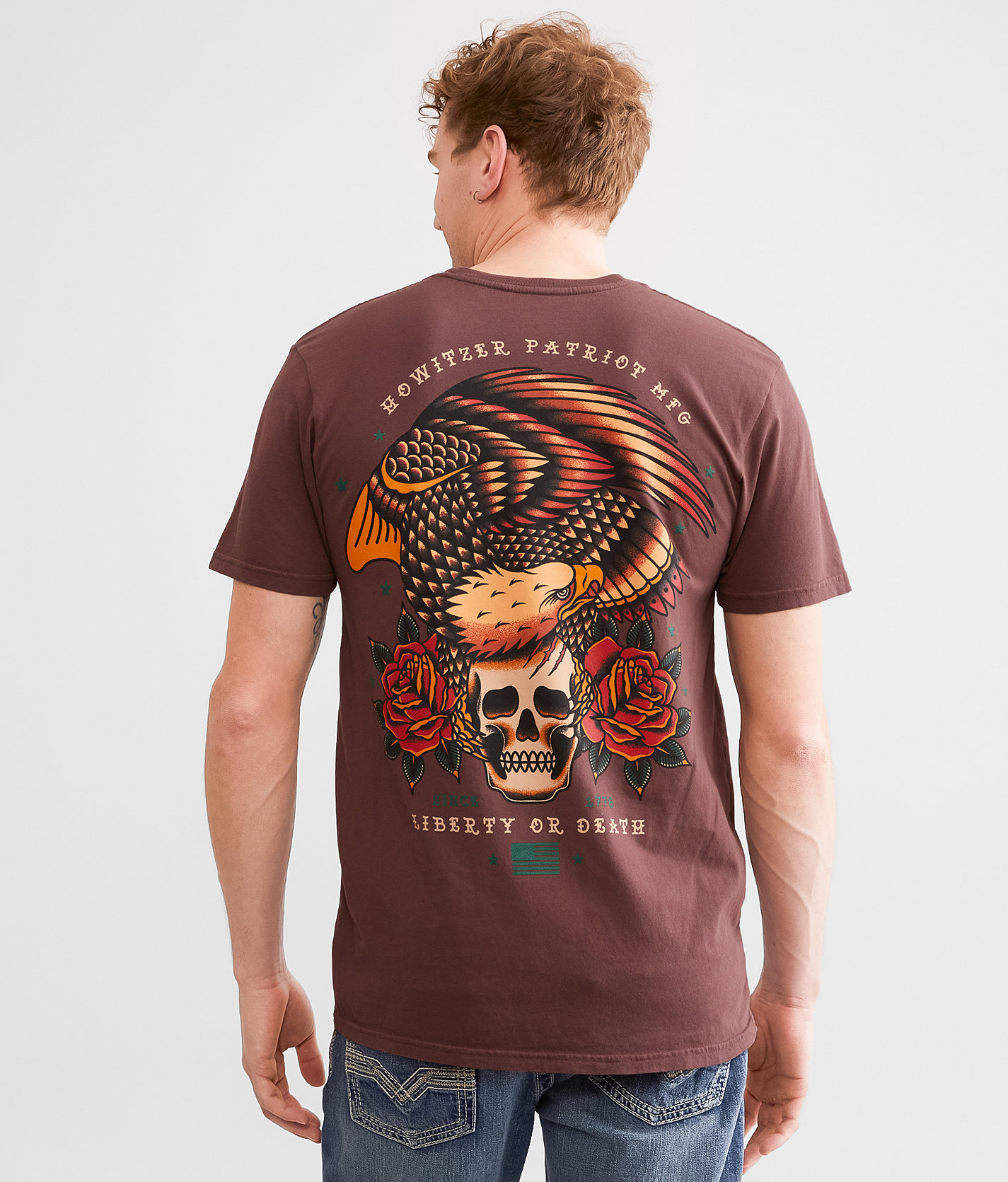 Howitzer Liberty T-Shirt - Men's T-Shirts in Maroon