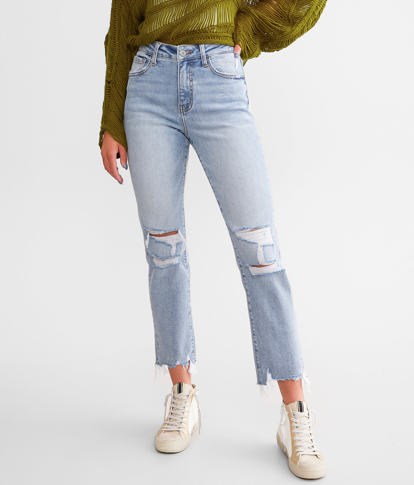 Willow & Root The Mom Jean - Women's Jeans in Polytrichum