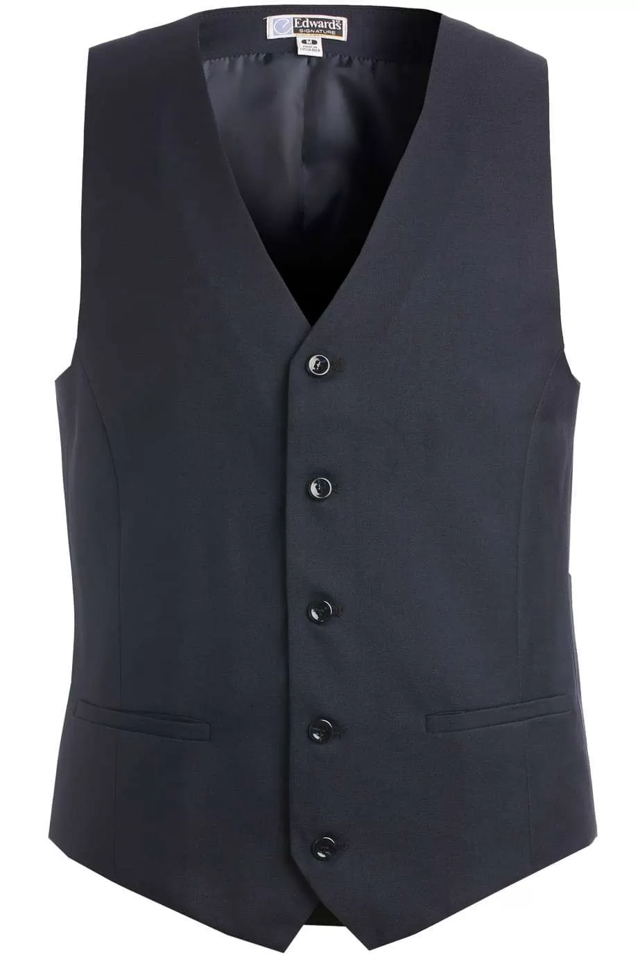 Edwards 4525 Men's Synergy Washable High-Button Vest