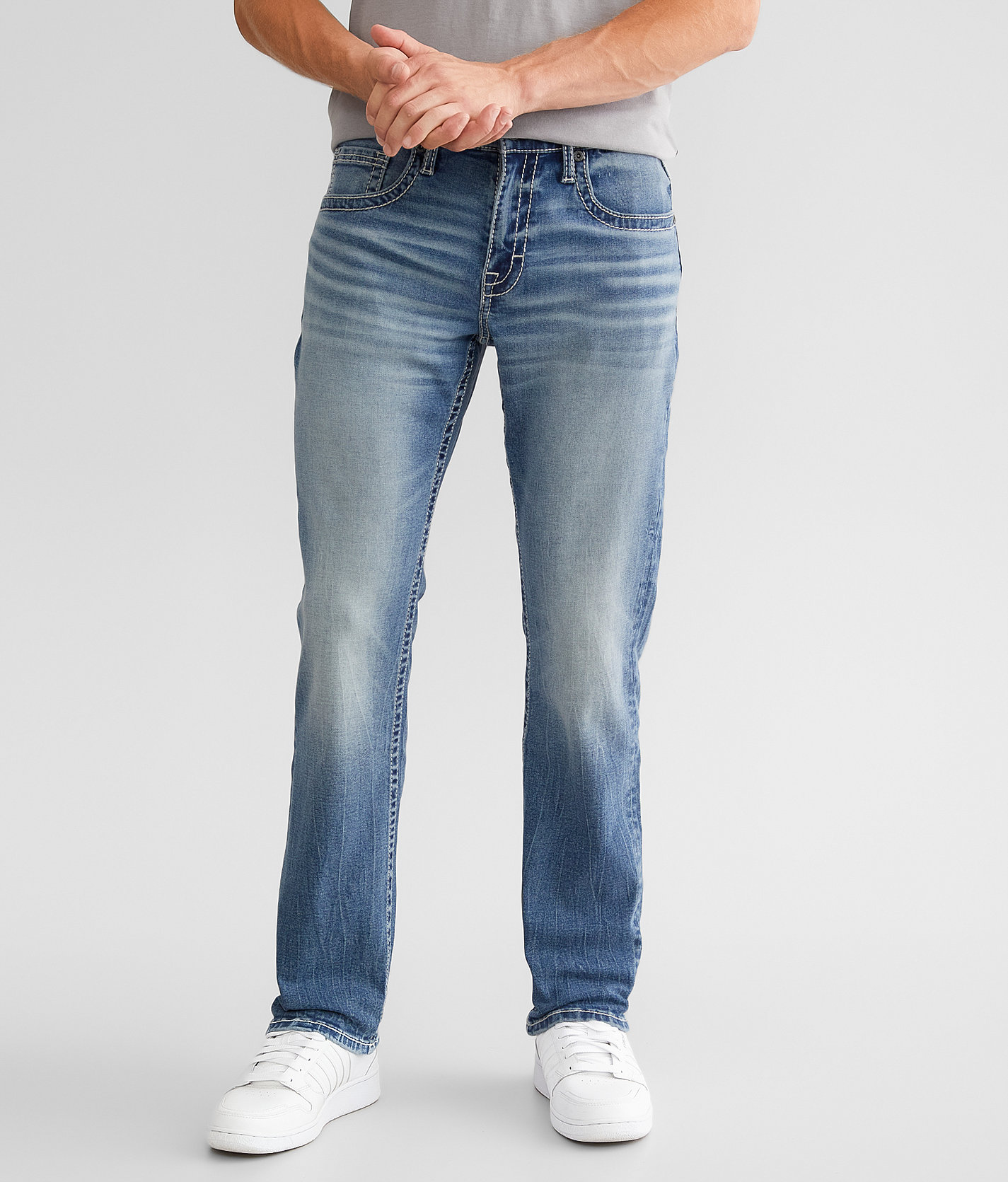BKE Jake Straight Stretch Jean - Men's Jeans in Pendale