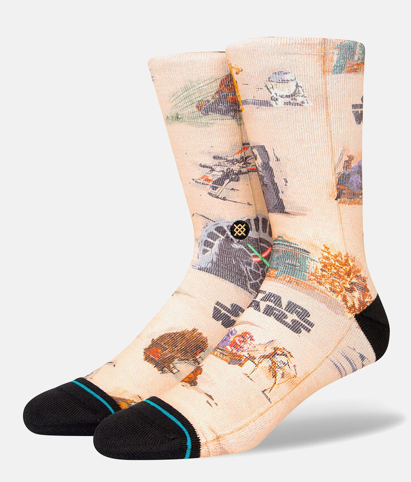 Stance Star Wars Rotj Socks - Men's Socks in Sand
