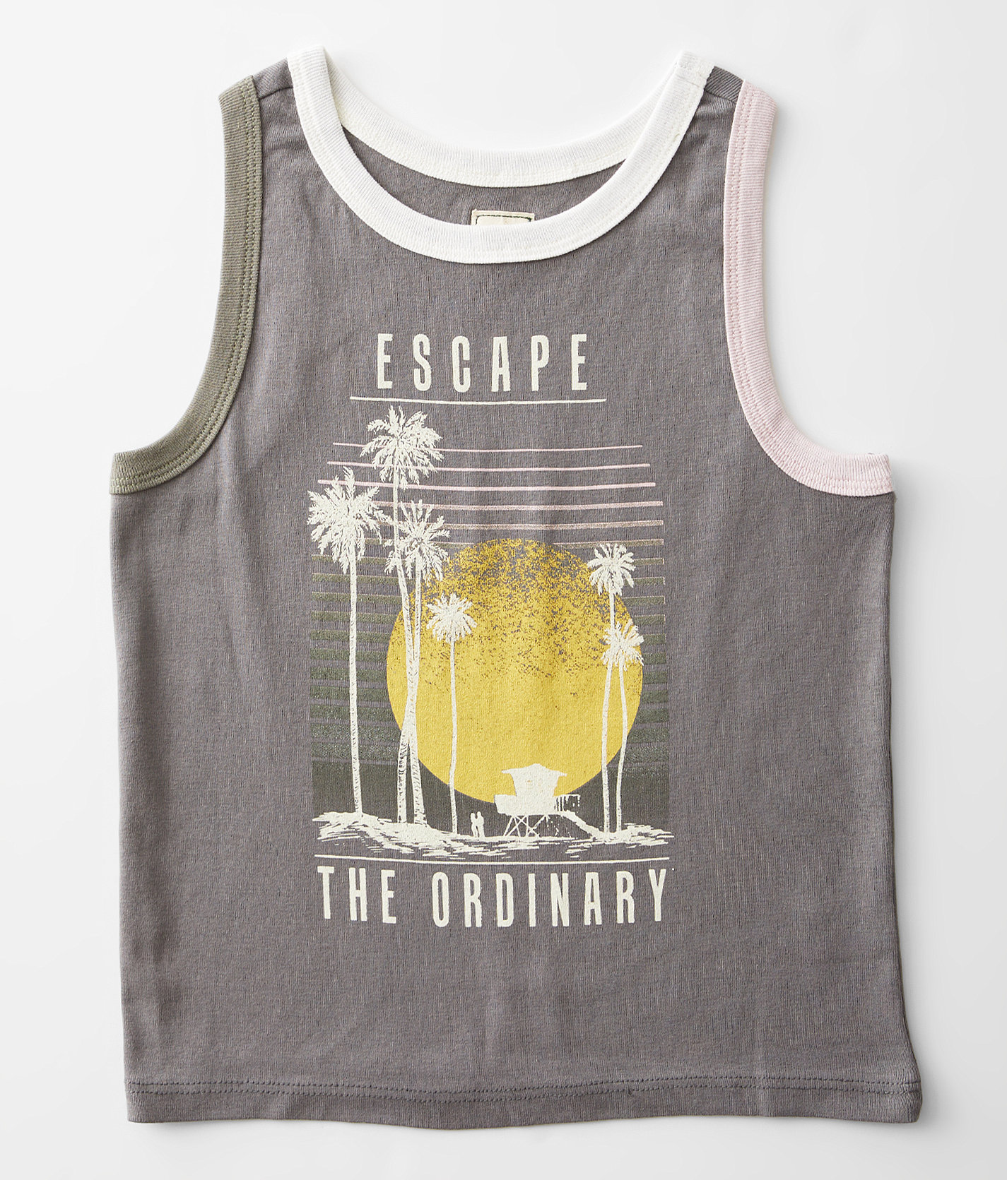Girls - Modish Rebel Escape Tank Top - Girl's Tank Tops in Charcoal Grey