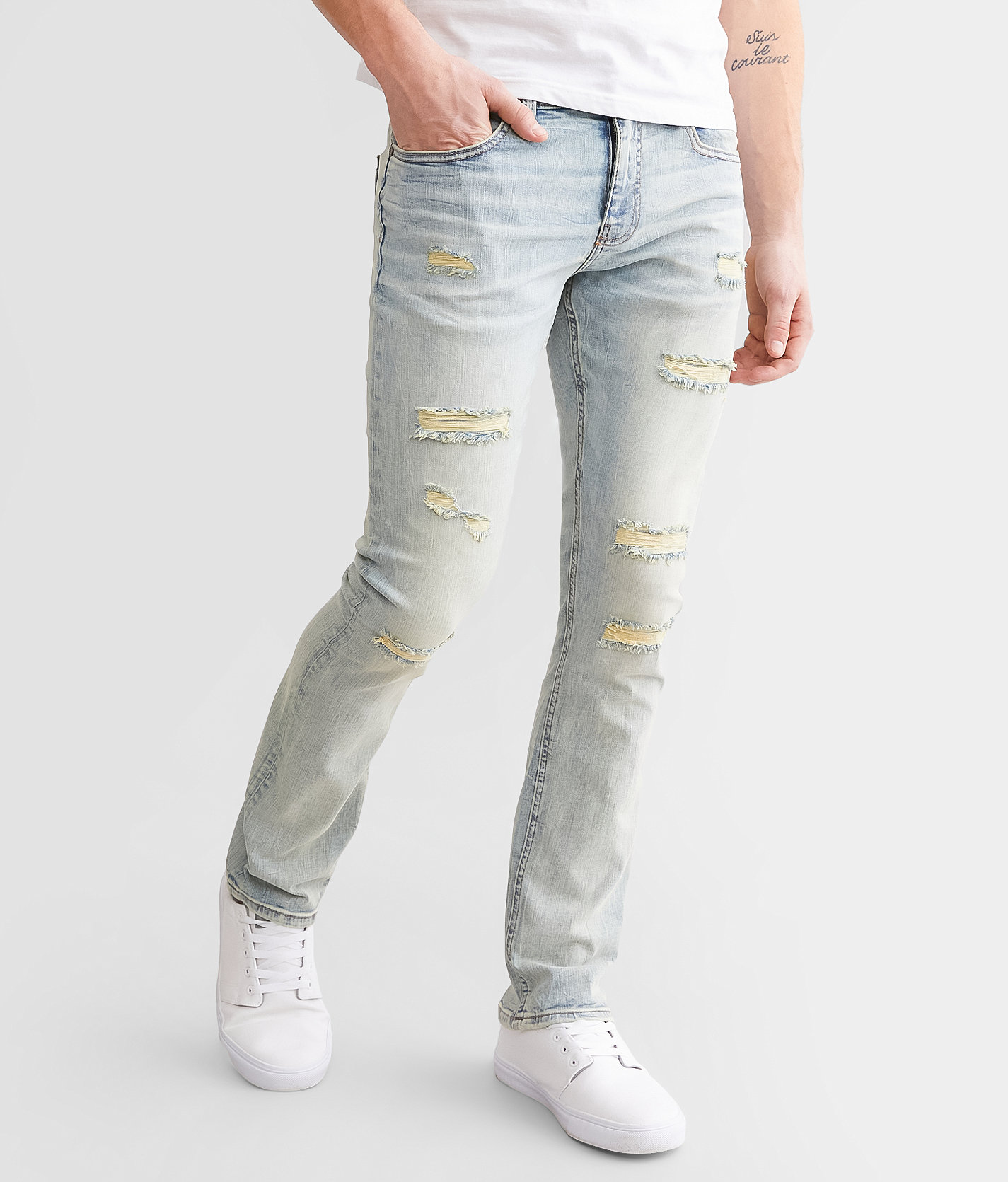 Departwest Trouper Straight Stretch Jean - Men's Jeans in Frissle