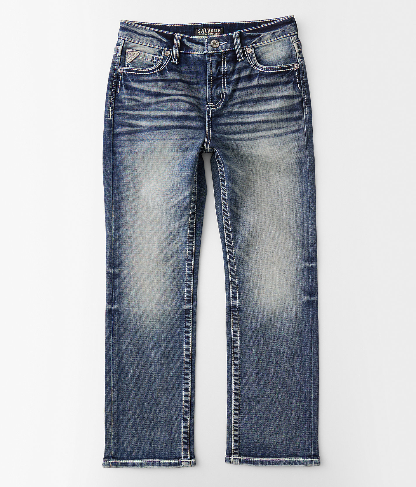 Boys - Salvage Madness Straight Stretch Jean - Boy's Jeans in Another Round