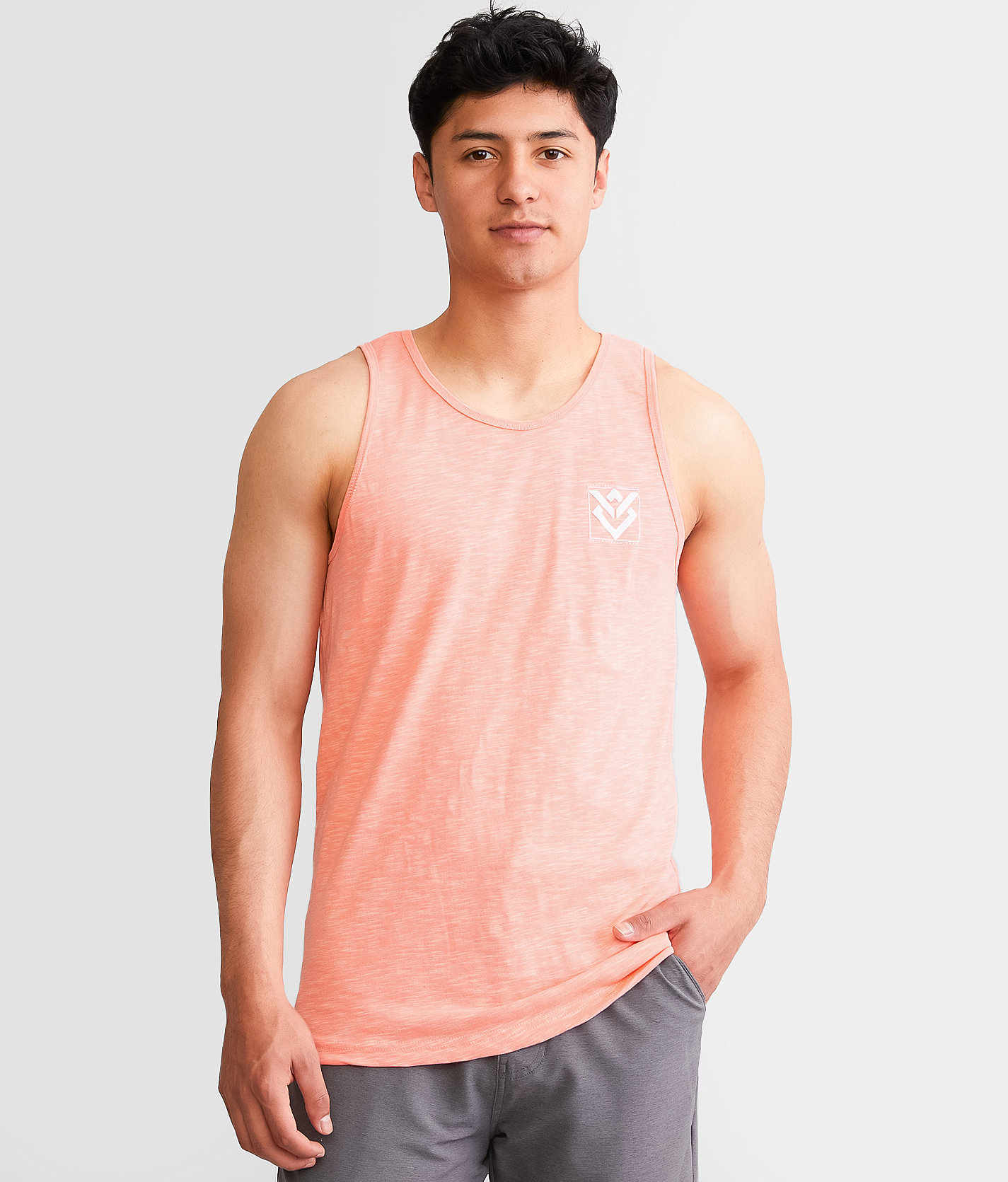 Veece The Track Tank Top - Men's Tank Tops in Artic Coral