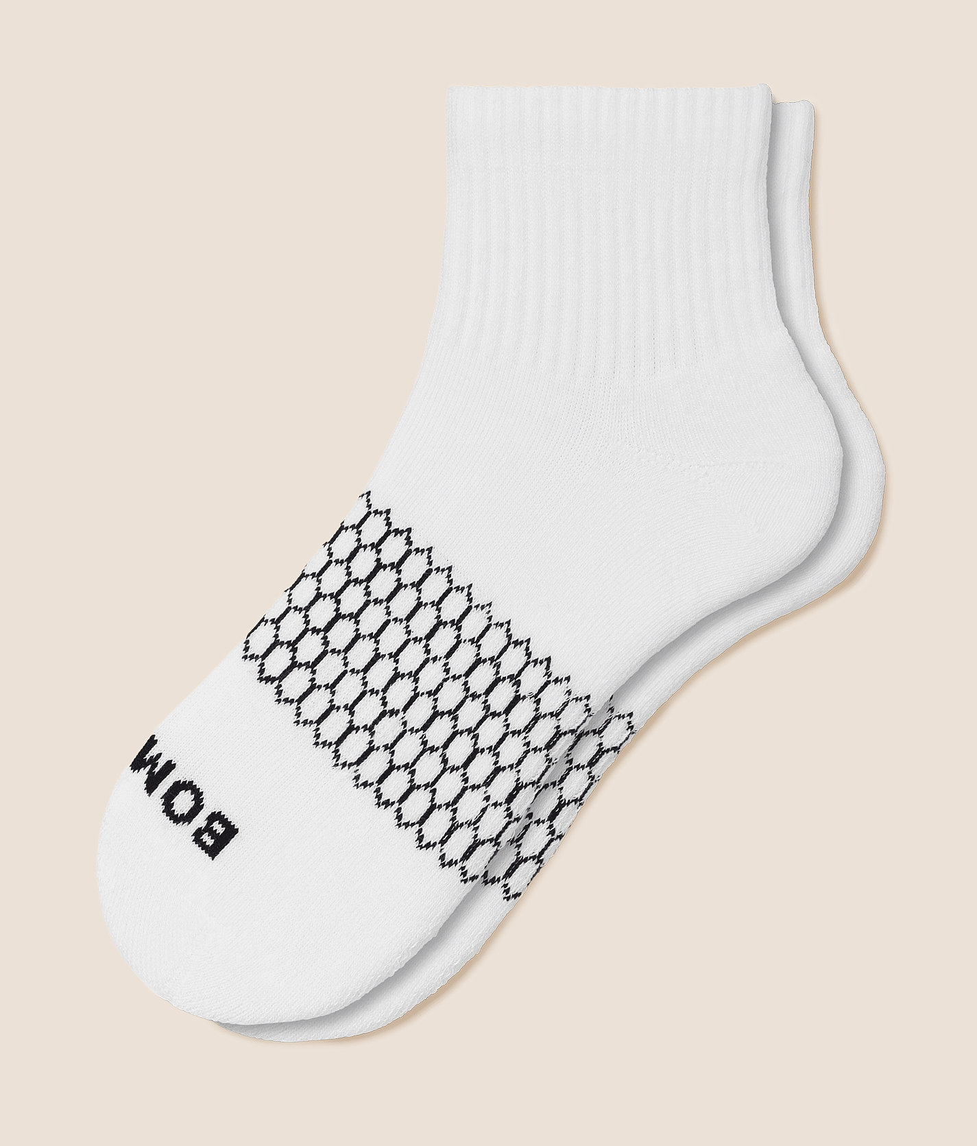 Bombas® Solid Quarter Socks - Women's Socks in White