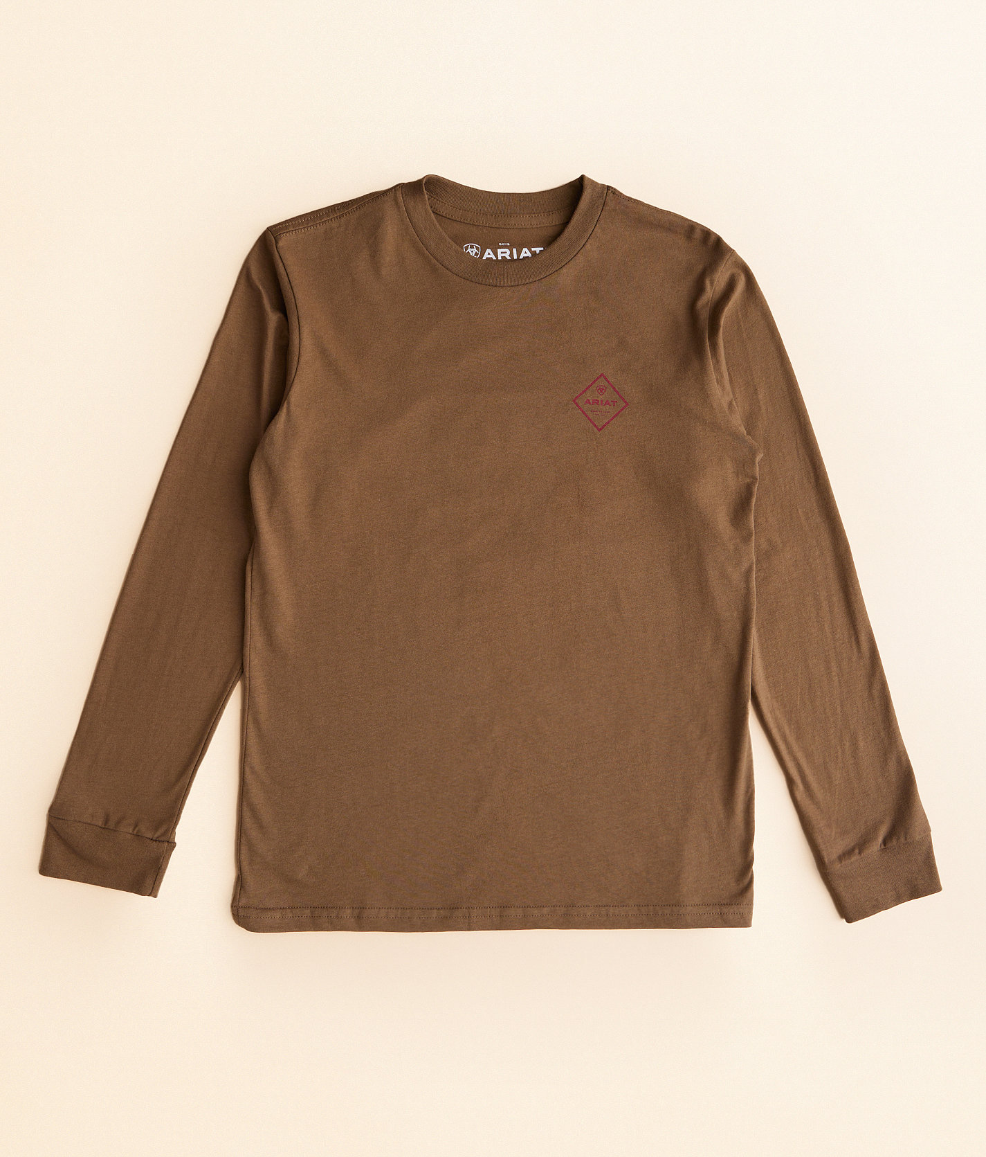 Boys - Ariat Diamond Open T-Shirt - Boy's T-Shirts in Teak
