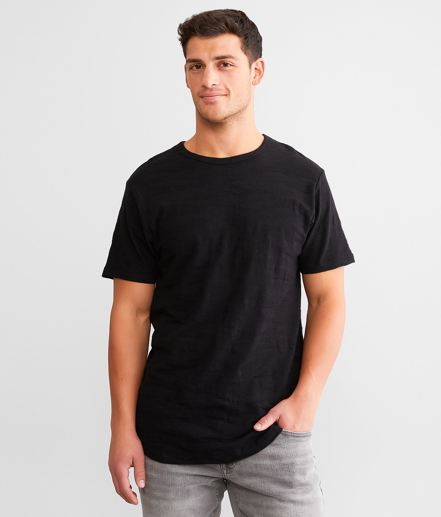 Nova Industries Textured T-Shirt - Men's T-Shirts in Black