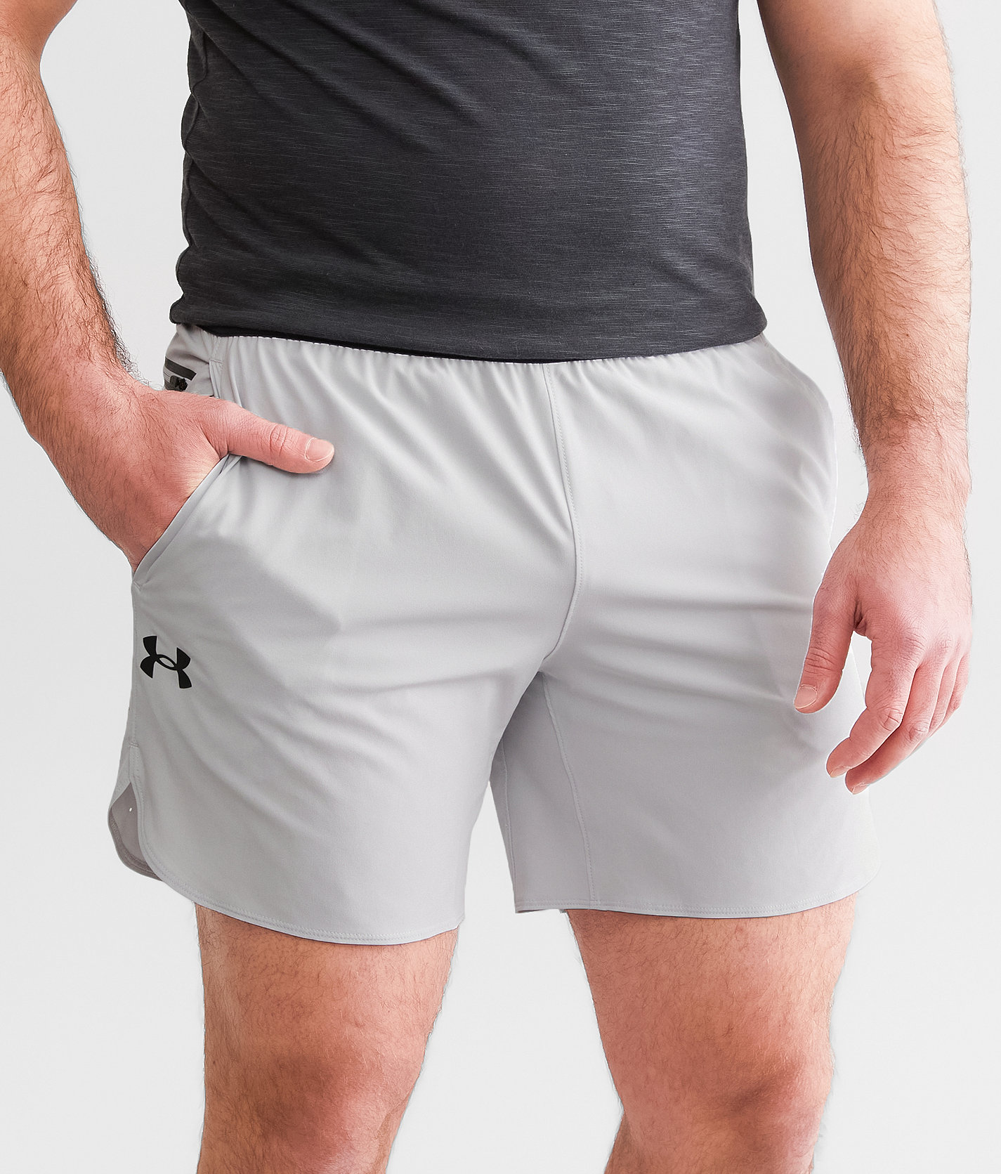 Under Armour® Peak Short - Men's Shorts in Halo Gray Black