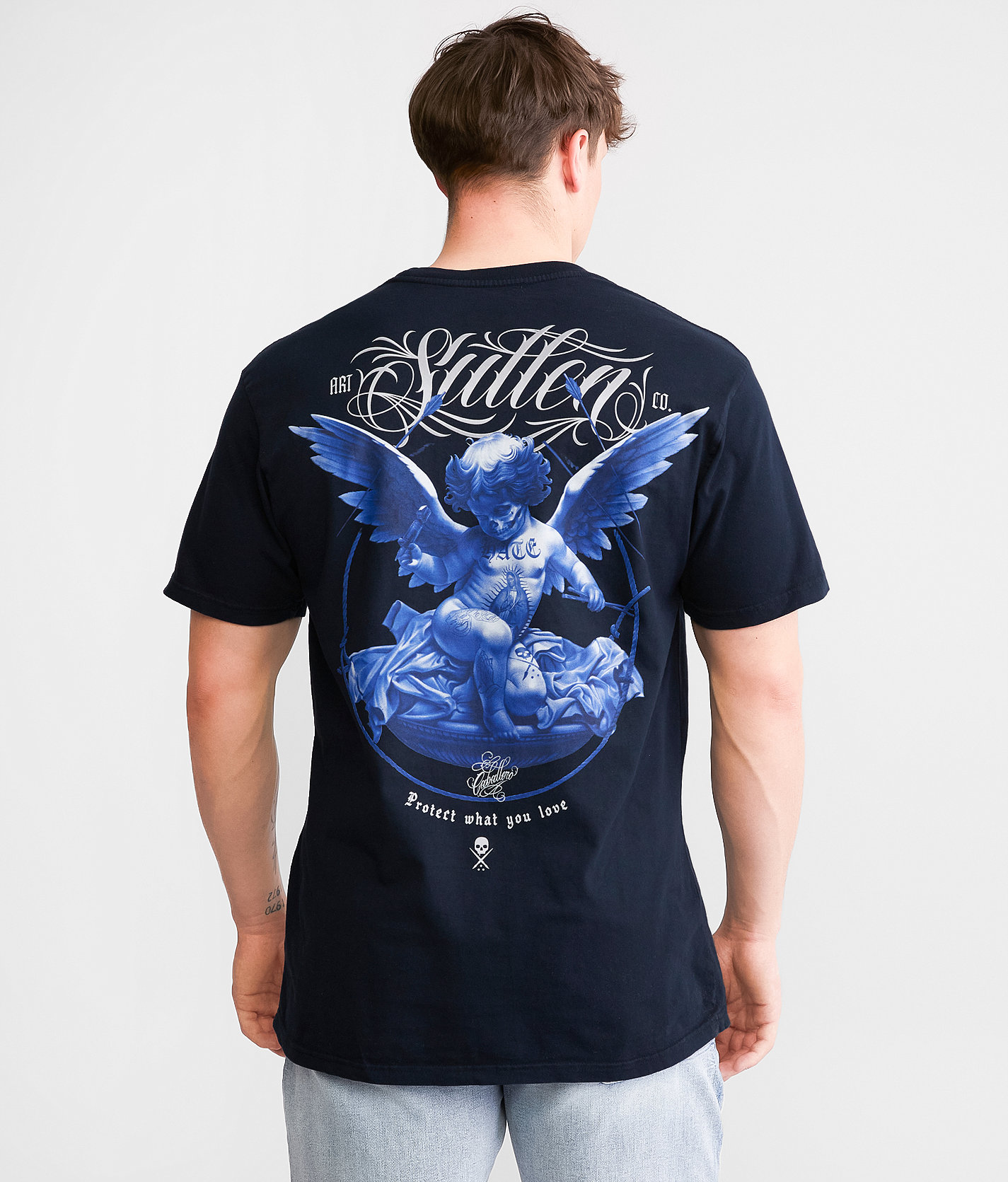 Sullen Querubin T-Shirt - Men's T-Shirts in Obsidian