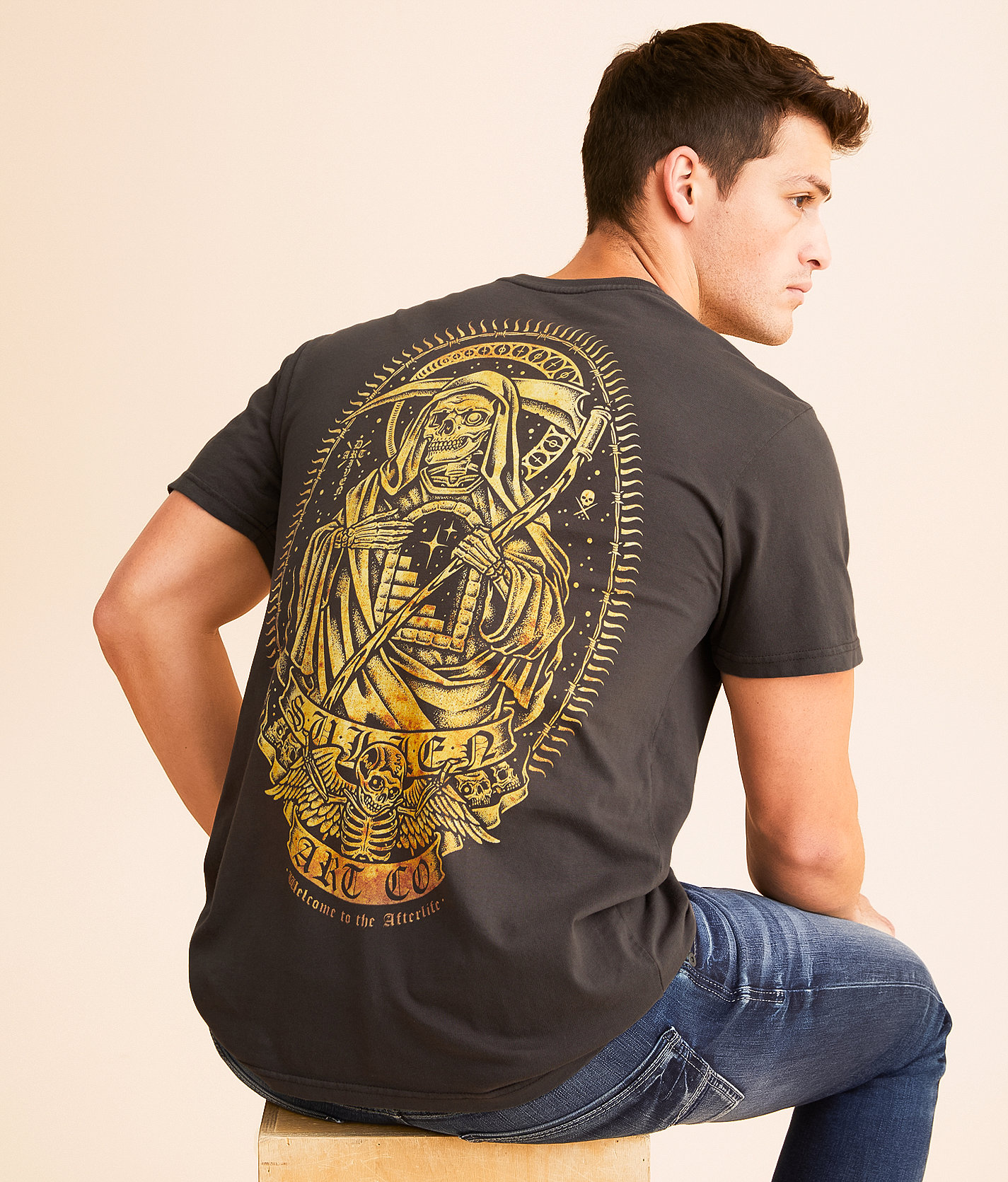 Sullen Welcome Home T-Shirt - Men's T-Shirts in Vintage Black